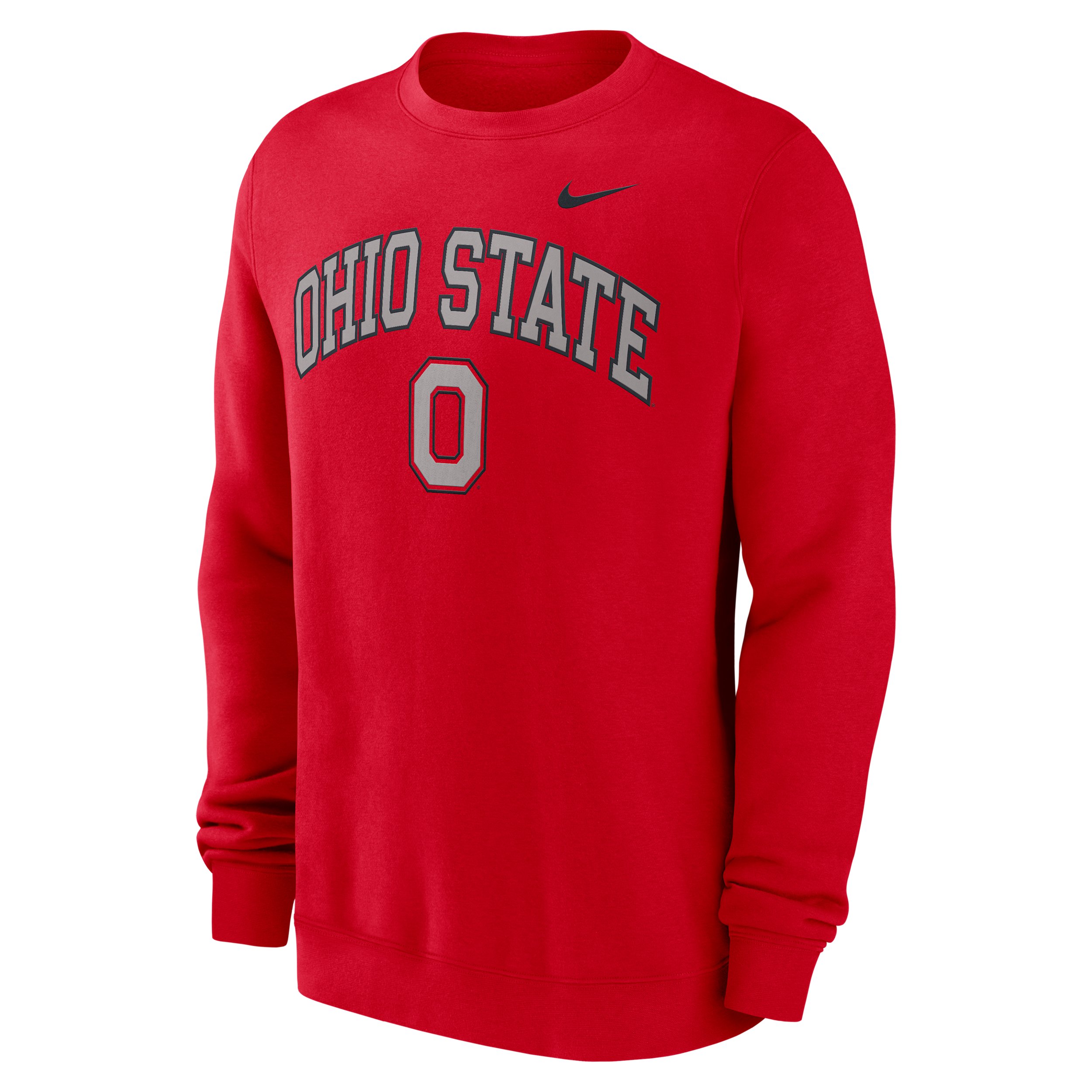 Nike Men's Scarlet Ohio State Buckeyes Arch Pullover Sweatshirt - Scarlet