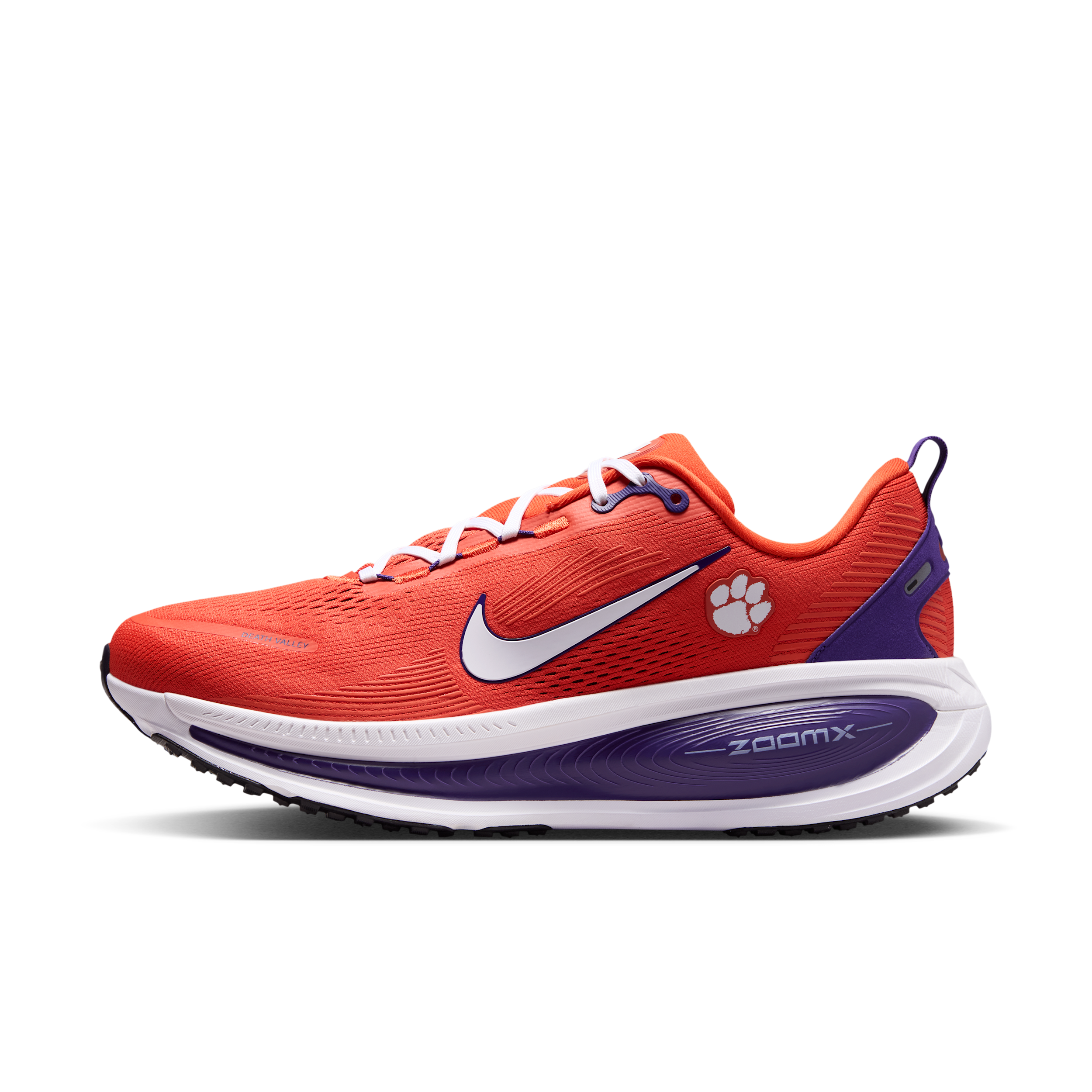 Nike Men's College Vomero 18 (Clemson) Road Running Shoes in Orange | IQ6868-800