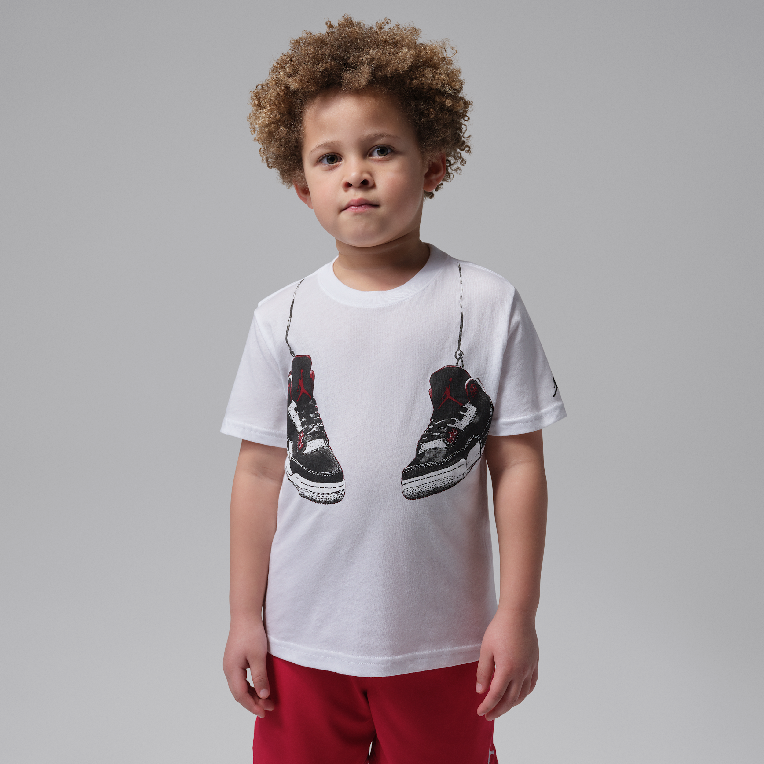 Jordan Little Kids' Hanging AJ3 T-Shirt in White | 85F483-001