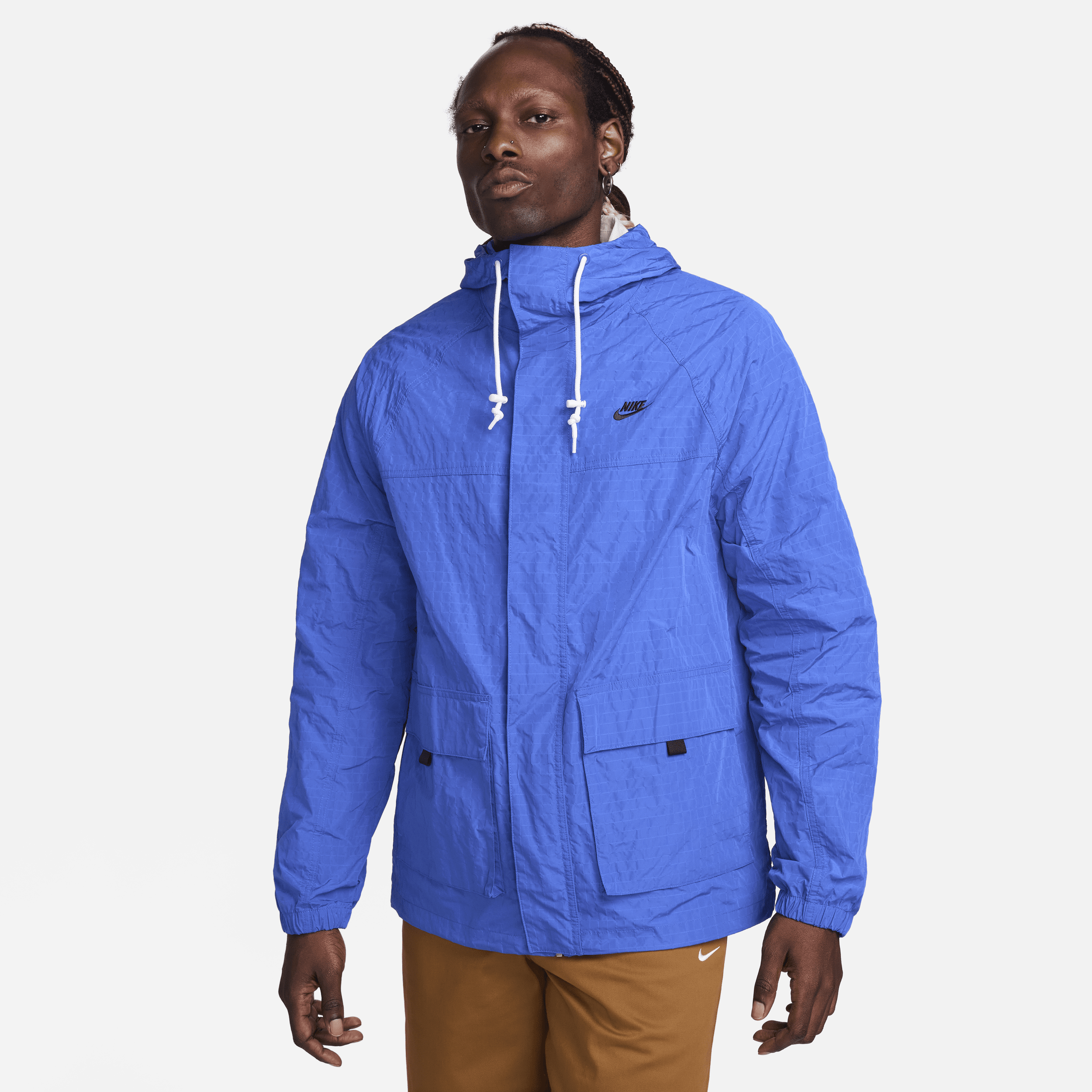 Shop Nike Men's Club Bandon Jacket In Blue