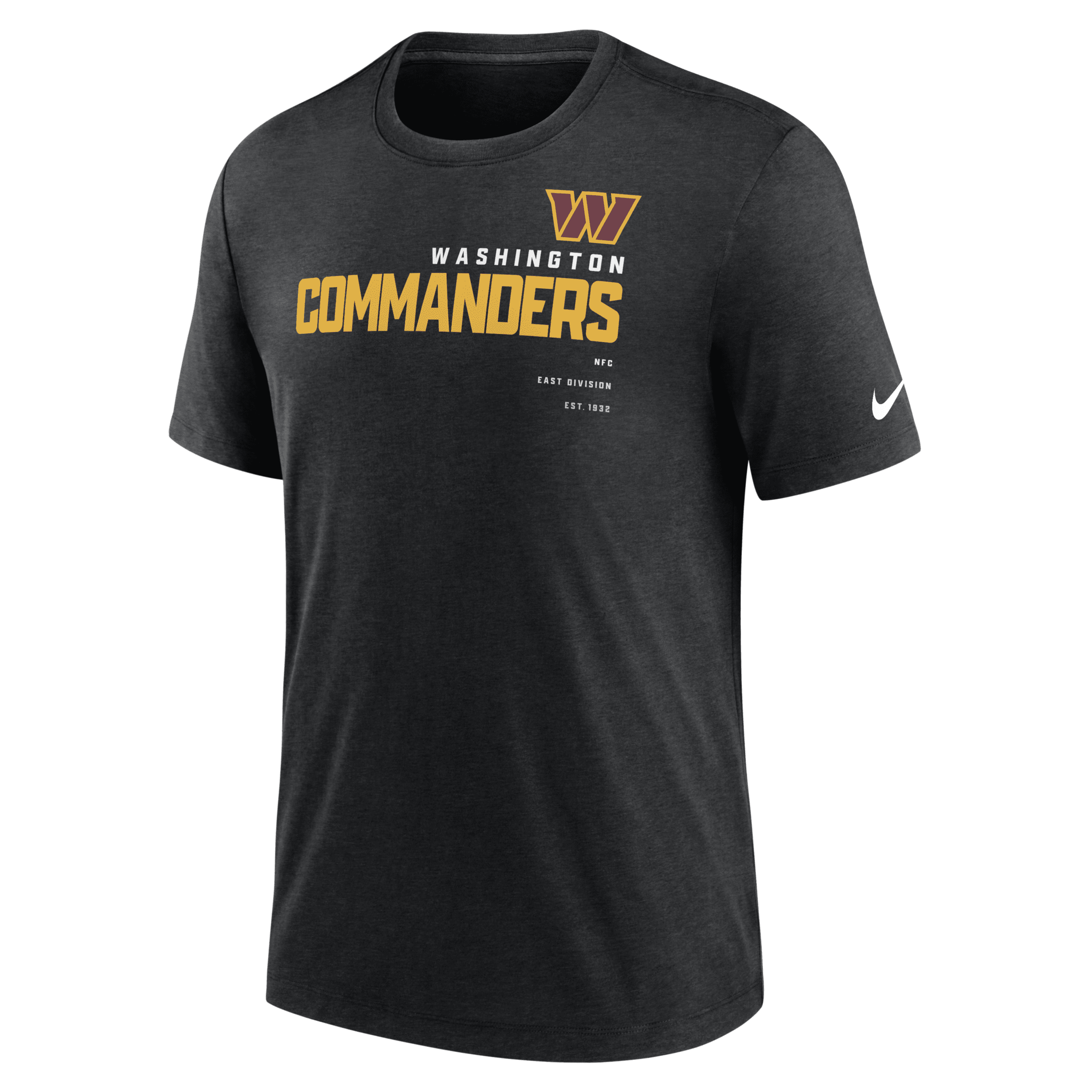Shop Nike Men's Team (nfl Washington Commanders) T-shirt In Black