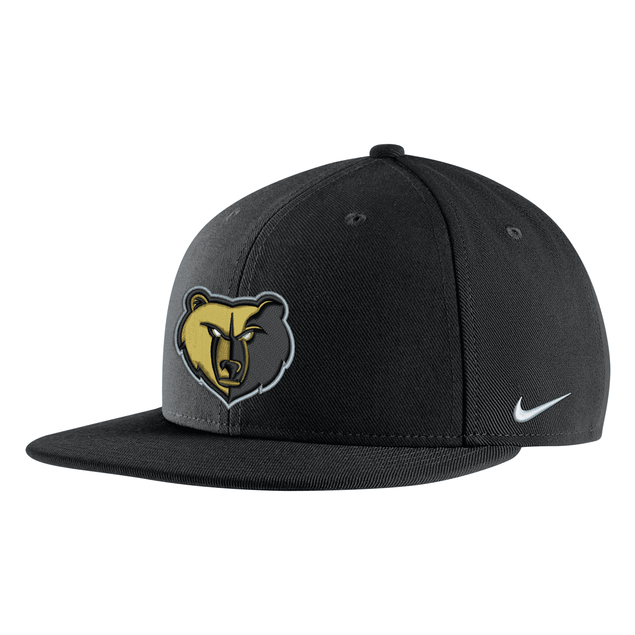 Nike Memphis Grizzlies City Edition  Men's Nba Snapback Hat In Black