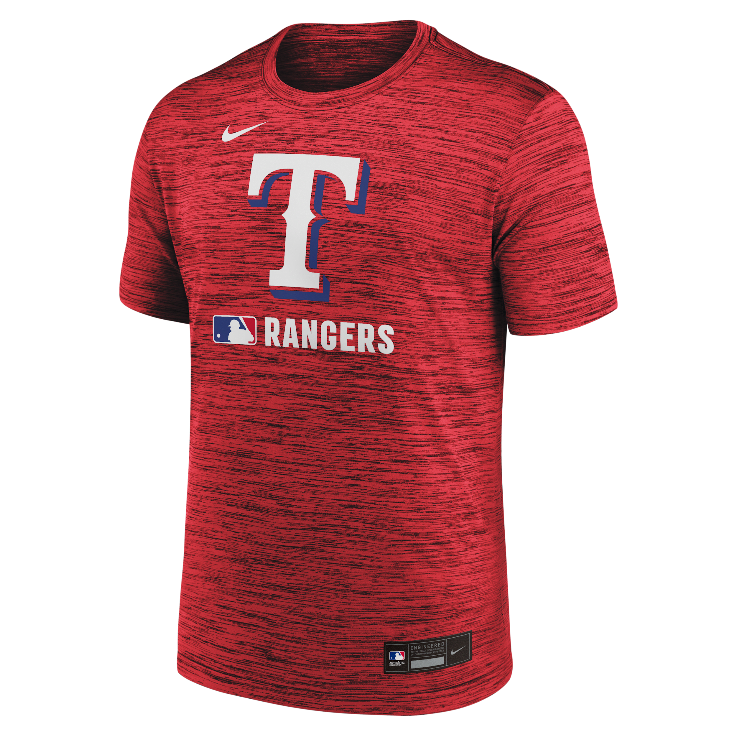 Nike Texas Rangers Authentic Collection Velocity  Men's Dri-fit Mlb T-shirt In Red