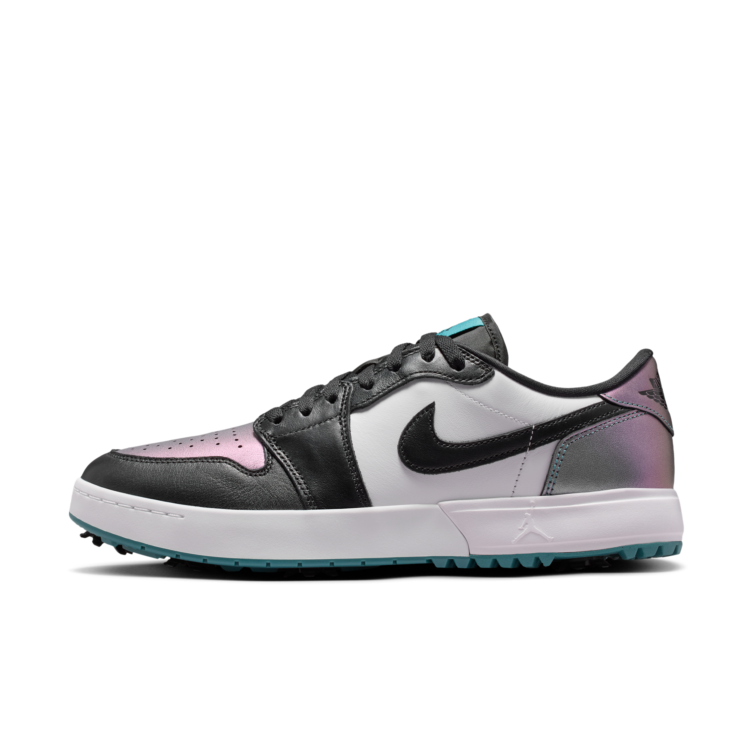 Men's Air Jordan 1 Low G Spiked Golf Shoes in Green | IQ3417-300