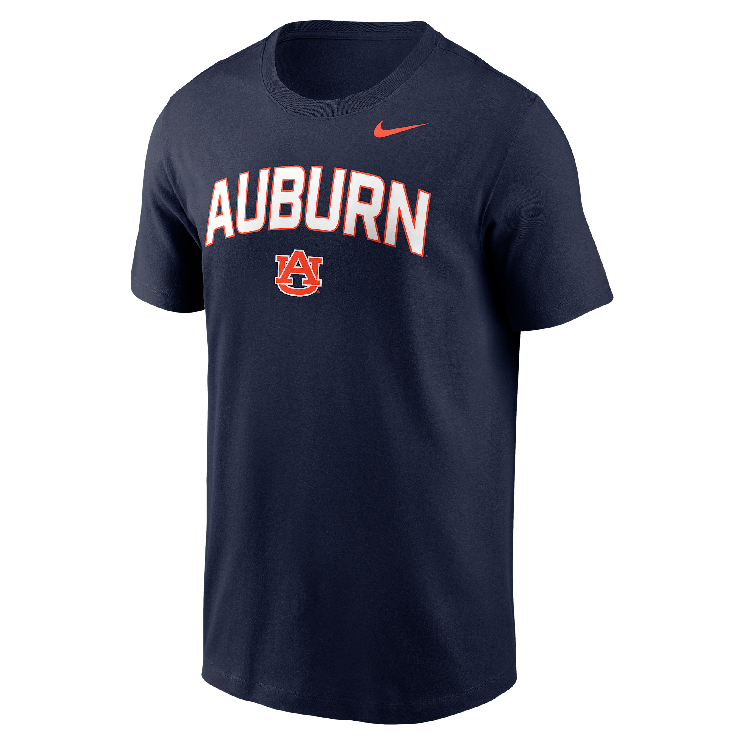 Nike Navy Auburn Tigers Primetime Arch Stack T-shirt In Blue