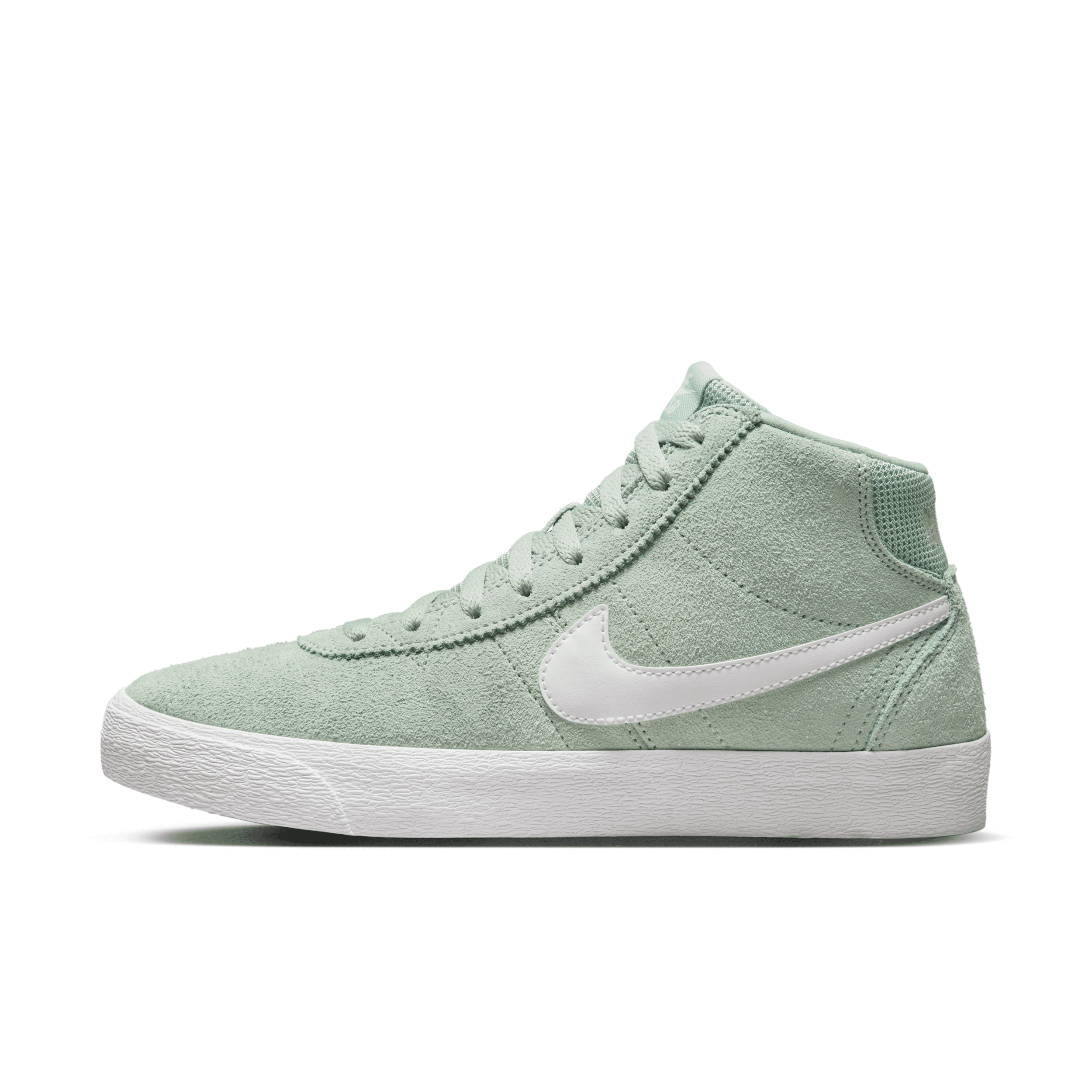 Nike Women's  Sb Bruin High Skate Shoes In Green