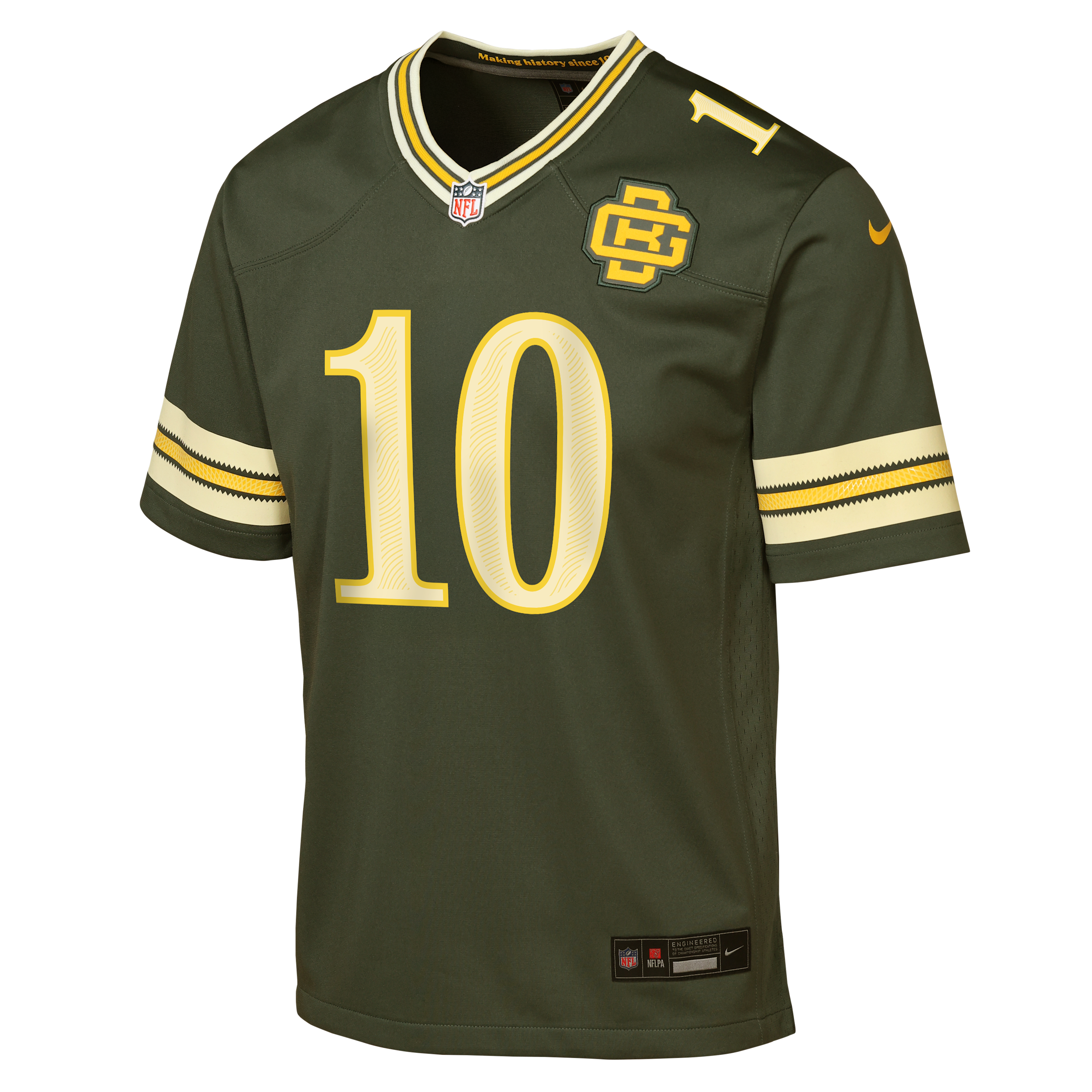 Jordan Love Green Bay Packers Rivalries Collection Big Kids' Nike NFL Game Jersey in Green | Z1B7RVP9PCKJL-000