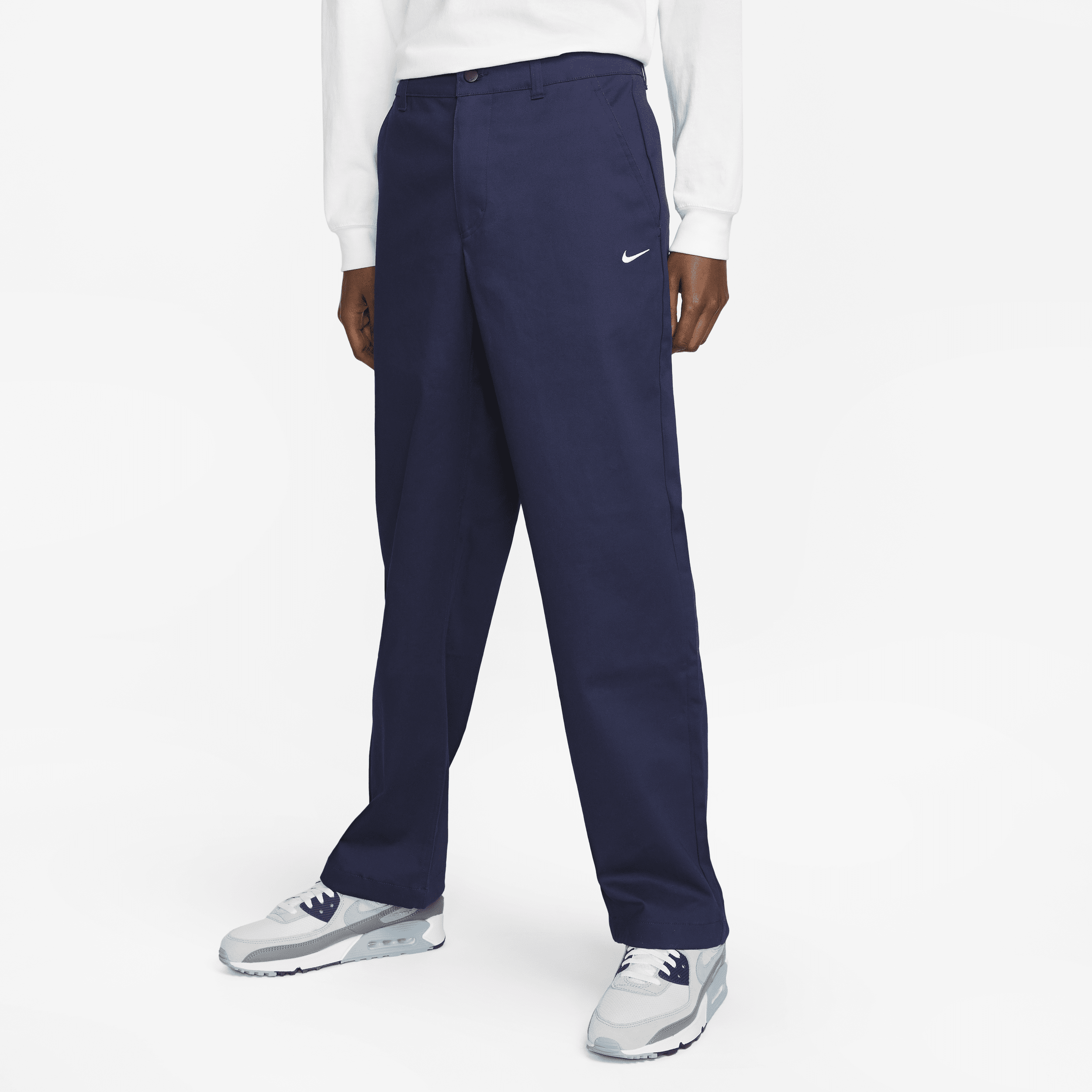 Shop Nike Men's Life El Chino Pants In Blue