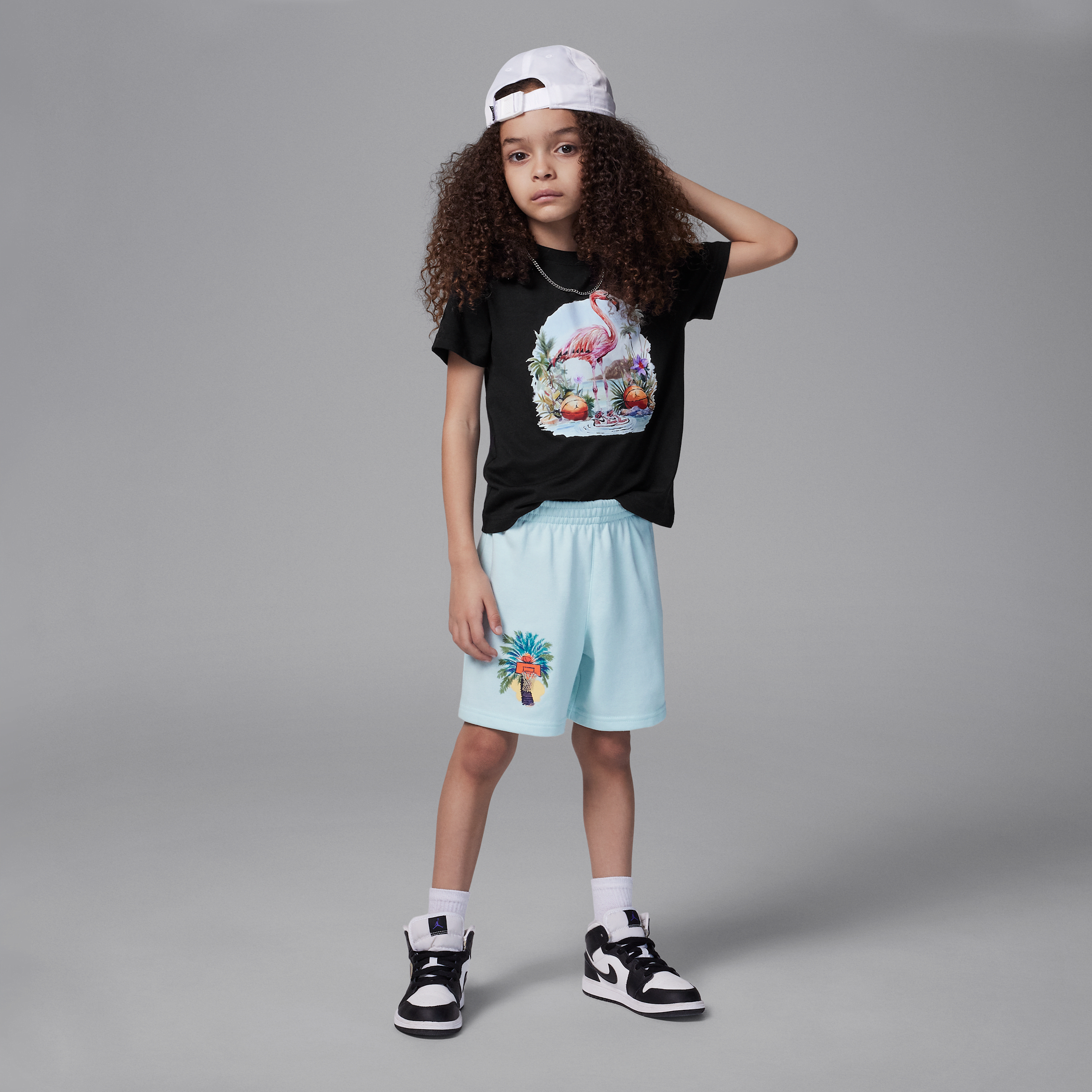 Jordan Flight Essentials Little Kids' Summer Pack 2-piece Shorts Set In Blue