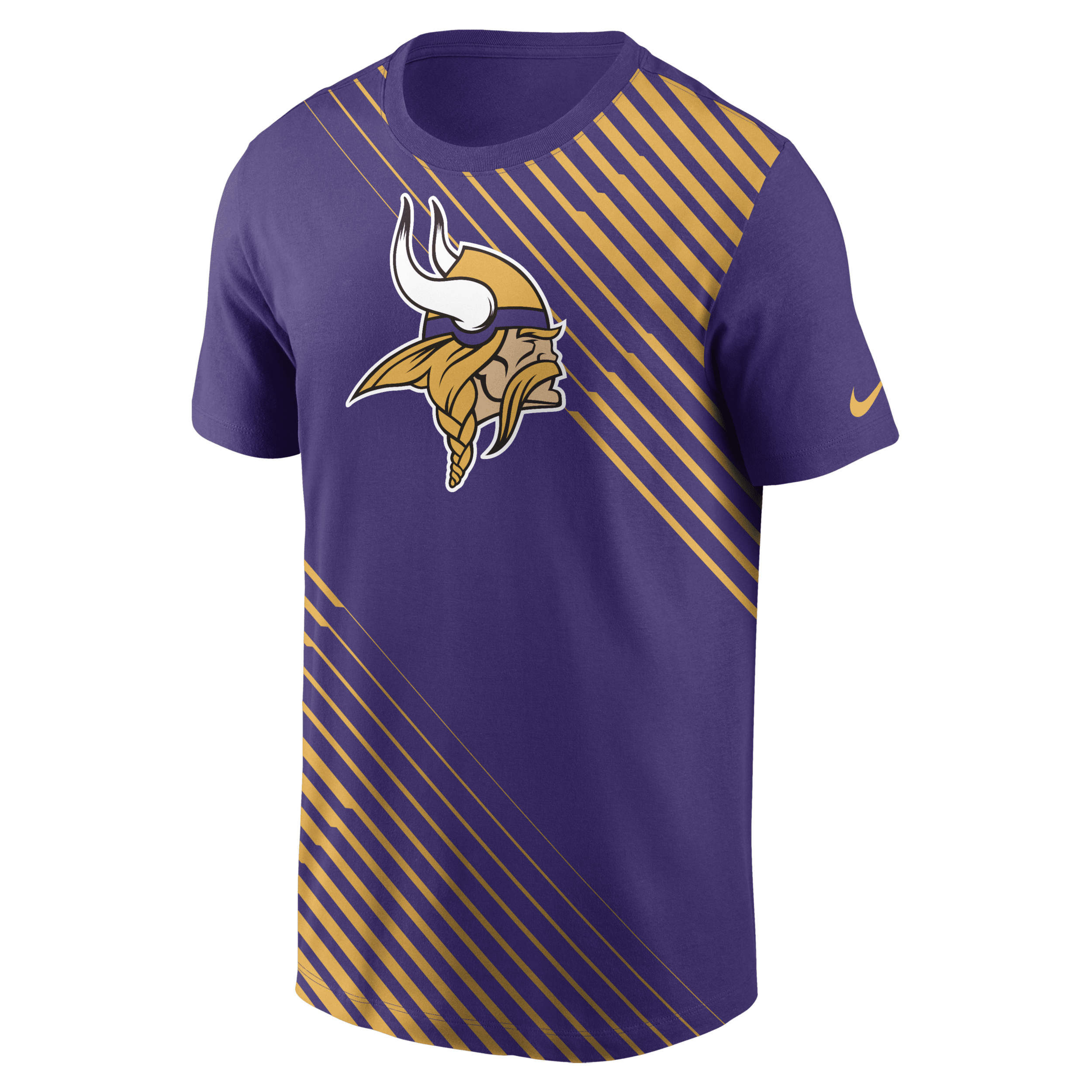 Shop Nike Men's Yard Line (nfl Minnesota Vikings) T-shirt In Purple