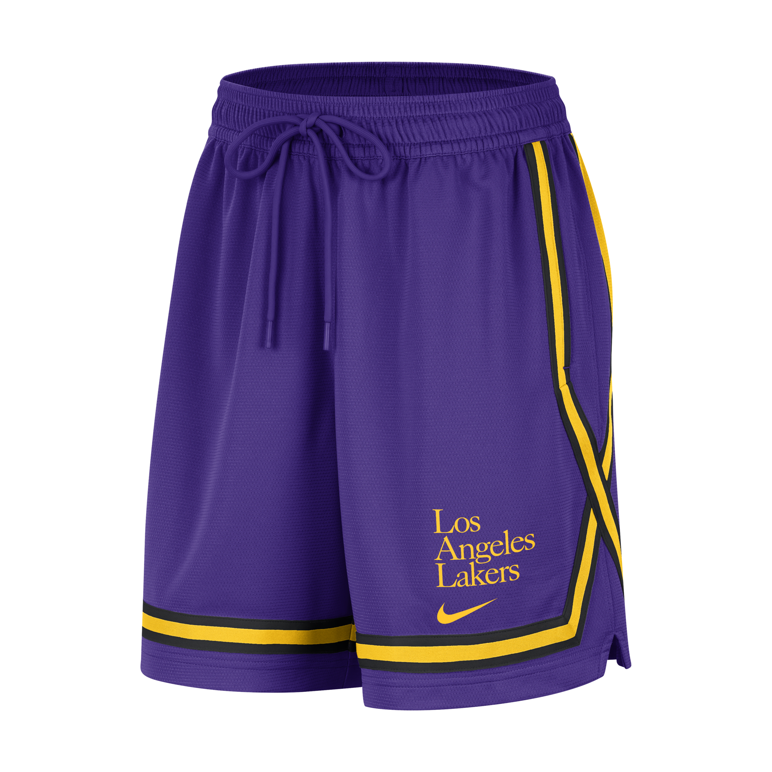 Shop Nike Los Angeles Lakers Fly Crossover  Women's Dri-fit Nba Basketball Graphic Shorts In Purple