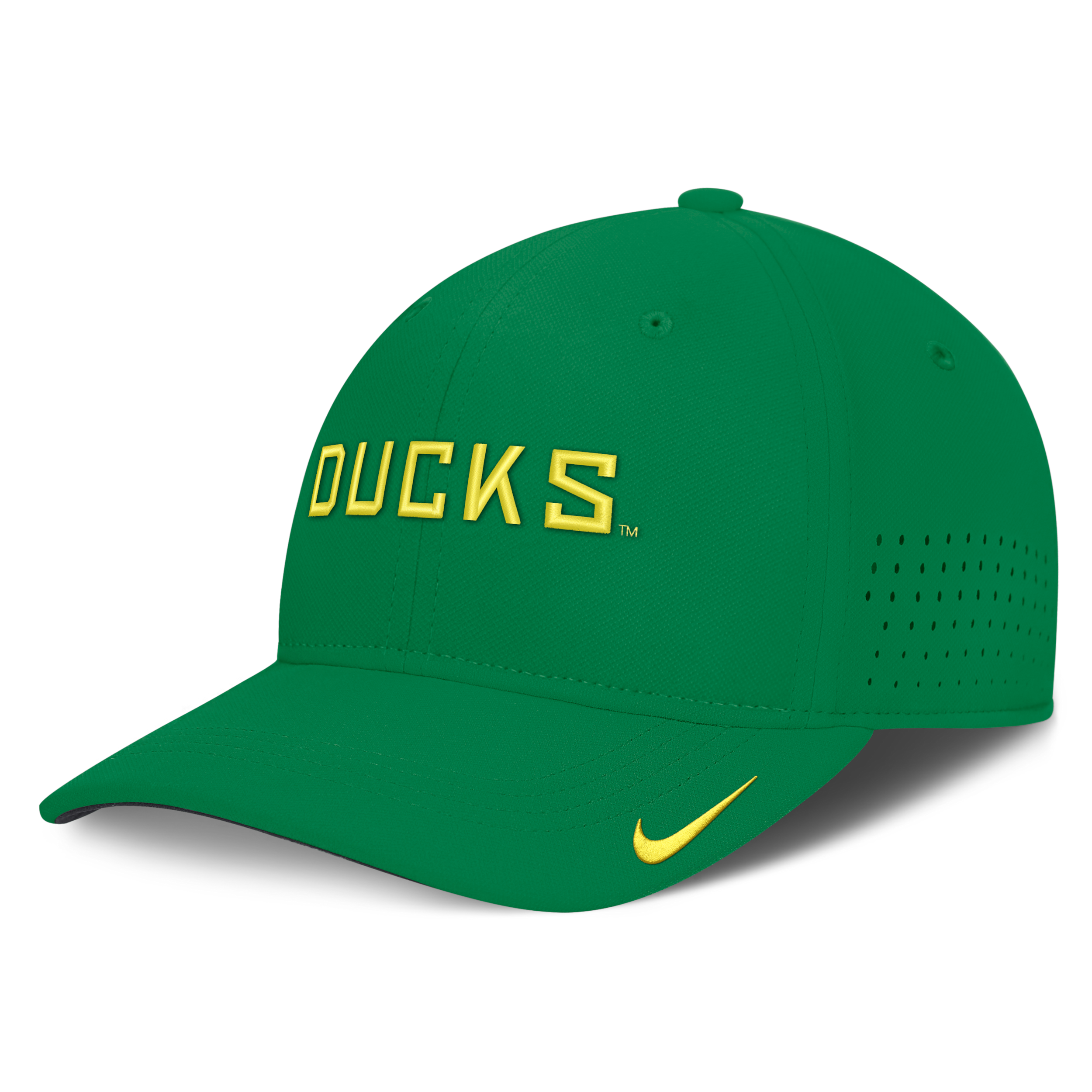 Oregon Sideline Club Gameday Nike Men's Dri-FIT College Hat in Green | NC5330DUON-N24