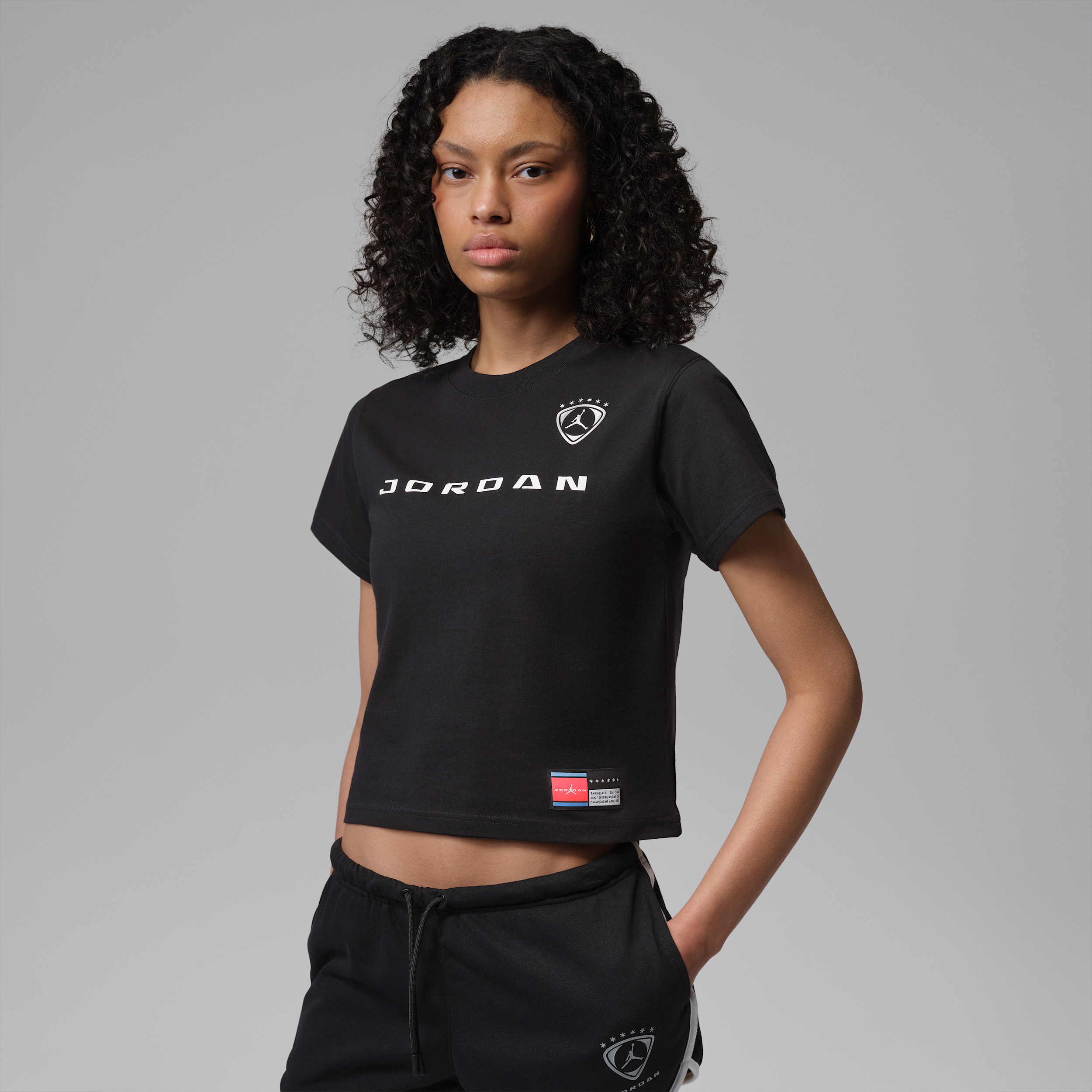 Women's Jordan Brooklyn Graphic T-Shirt in Black | IR8803-010