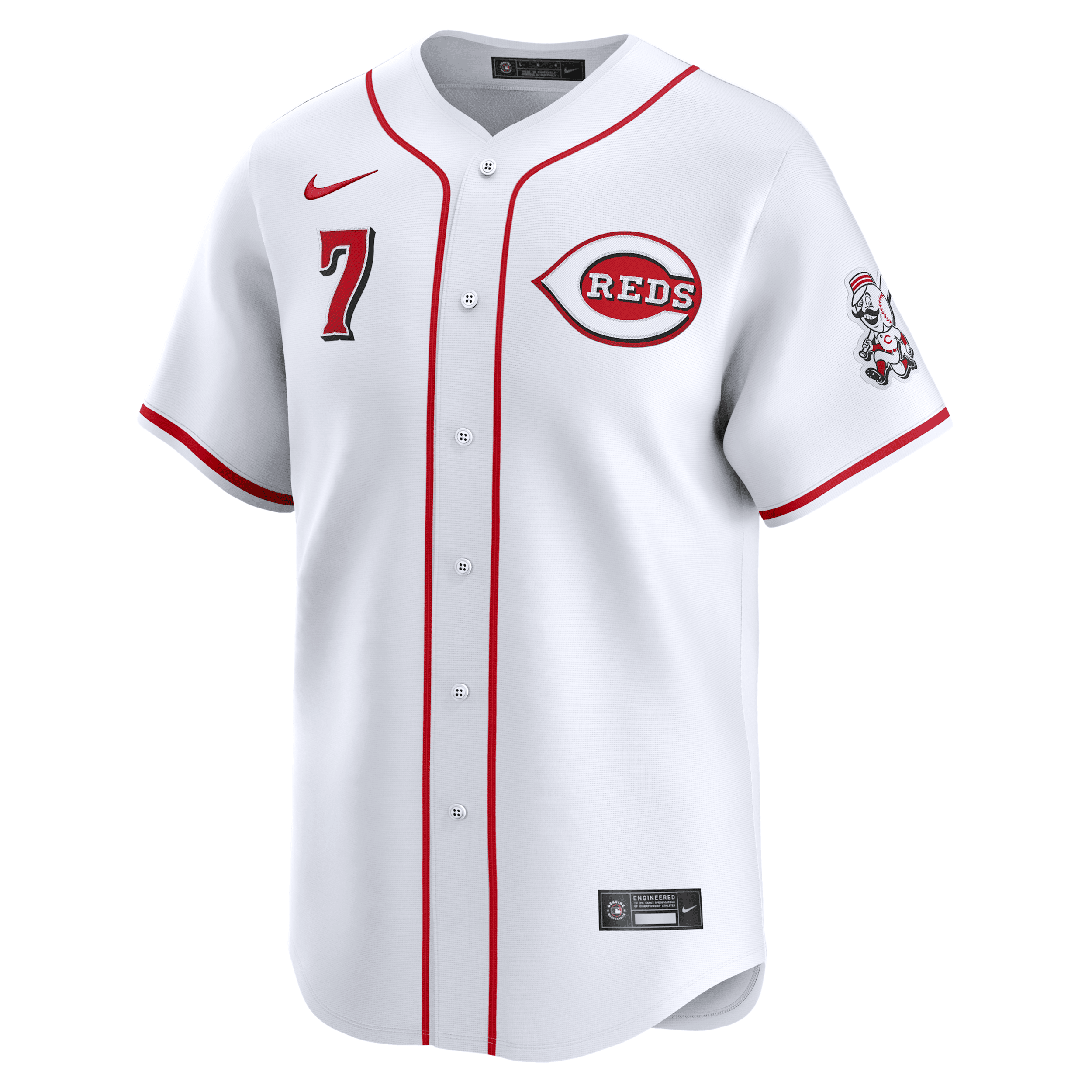 Spencer Steer Cincinnati Reds Nike Men's Dri-FIT ADV MLB Limited Jersey in White | LM25REHORE9-2A2