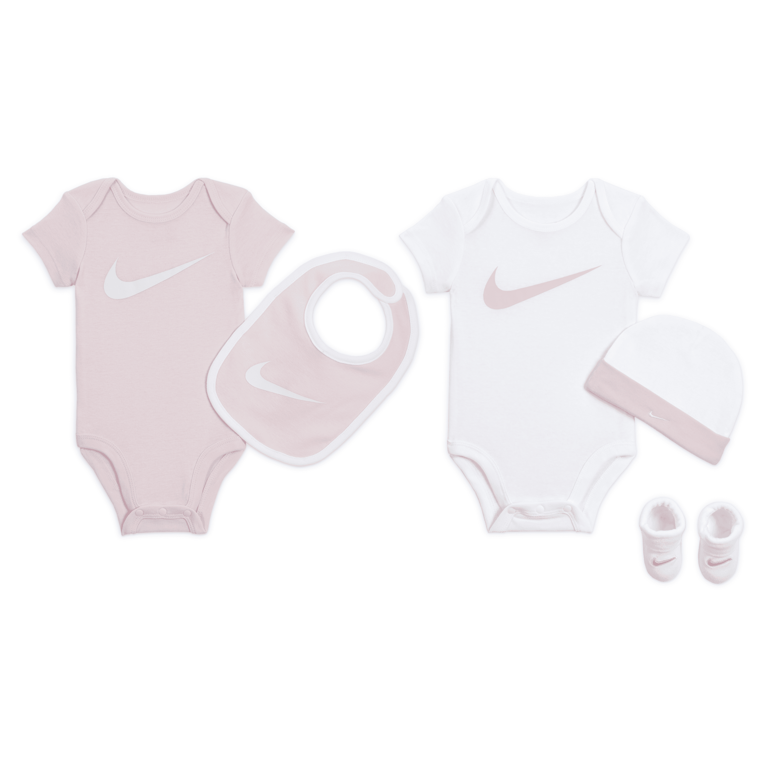 Nike 5-piece Gift Set Baby 5-piece Boxed Gift Set In Pink