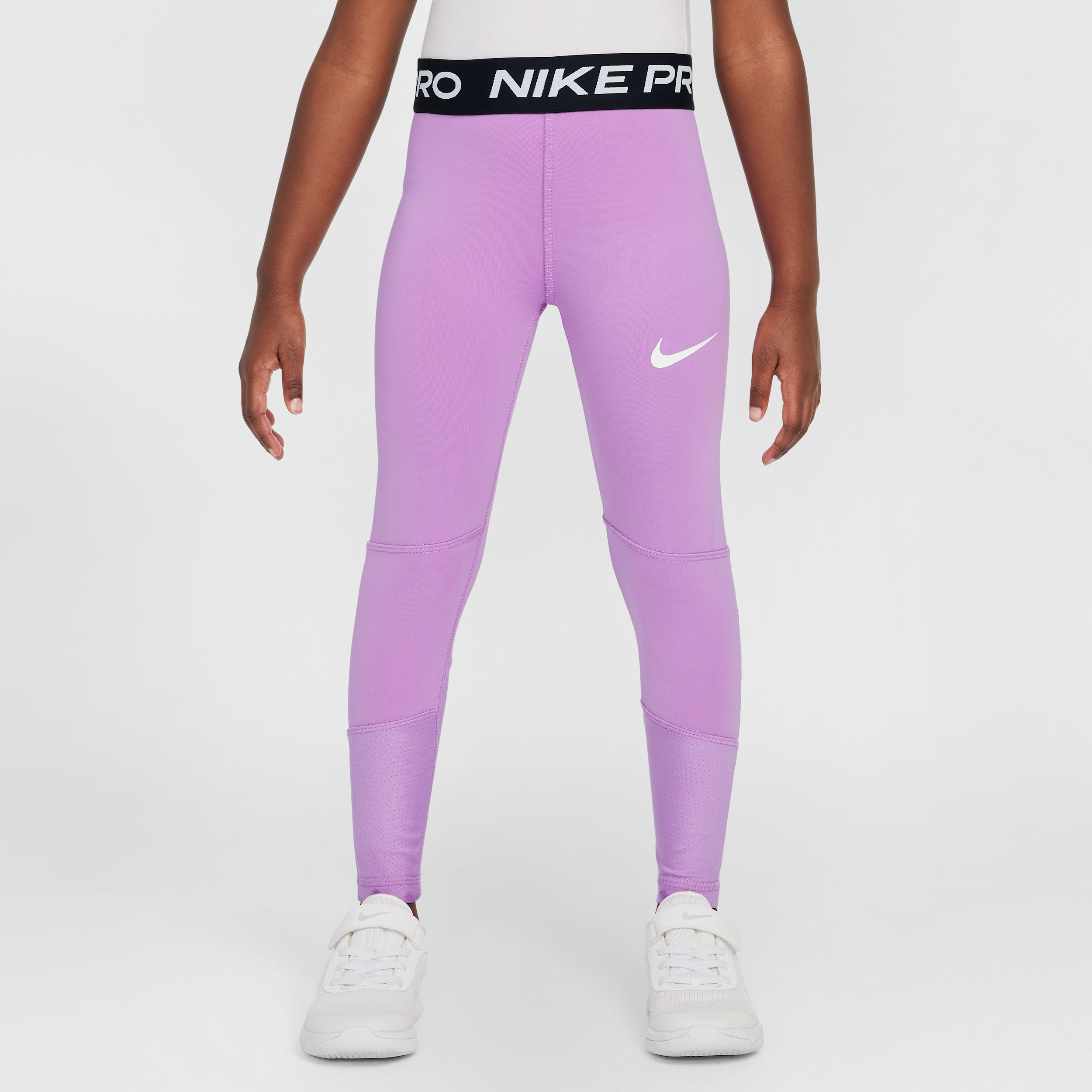 Nike Dri-fit Pro Little Kids' Leggings In Purple