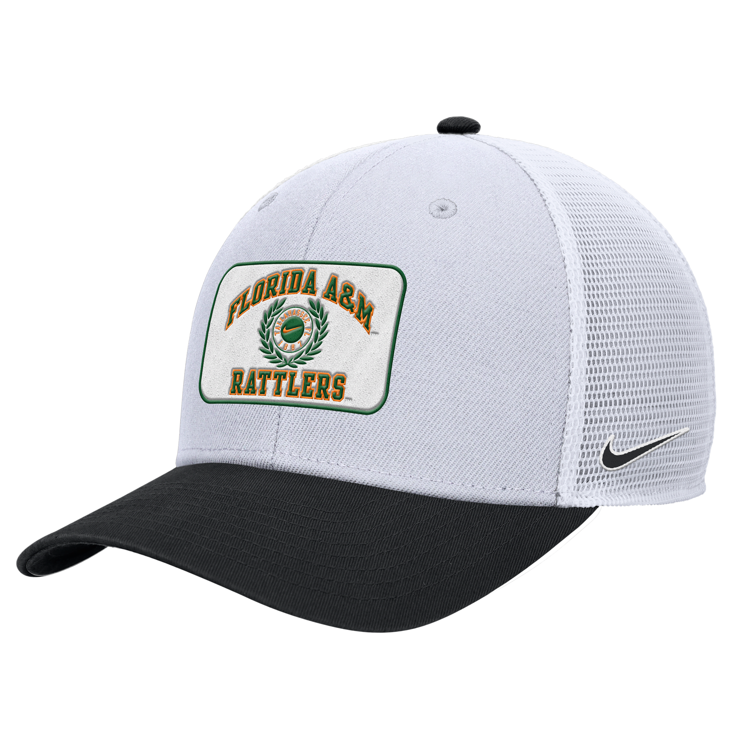 Nike Famu Rise Unisex College Trucker Cap In White