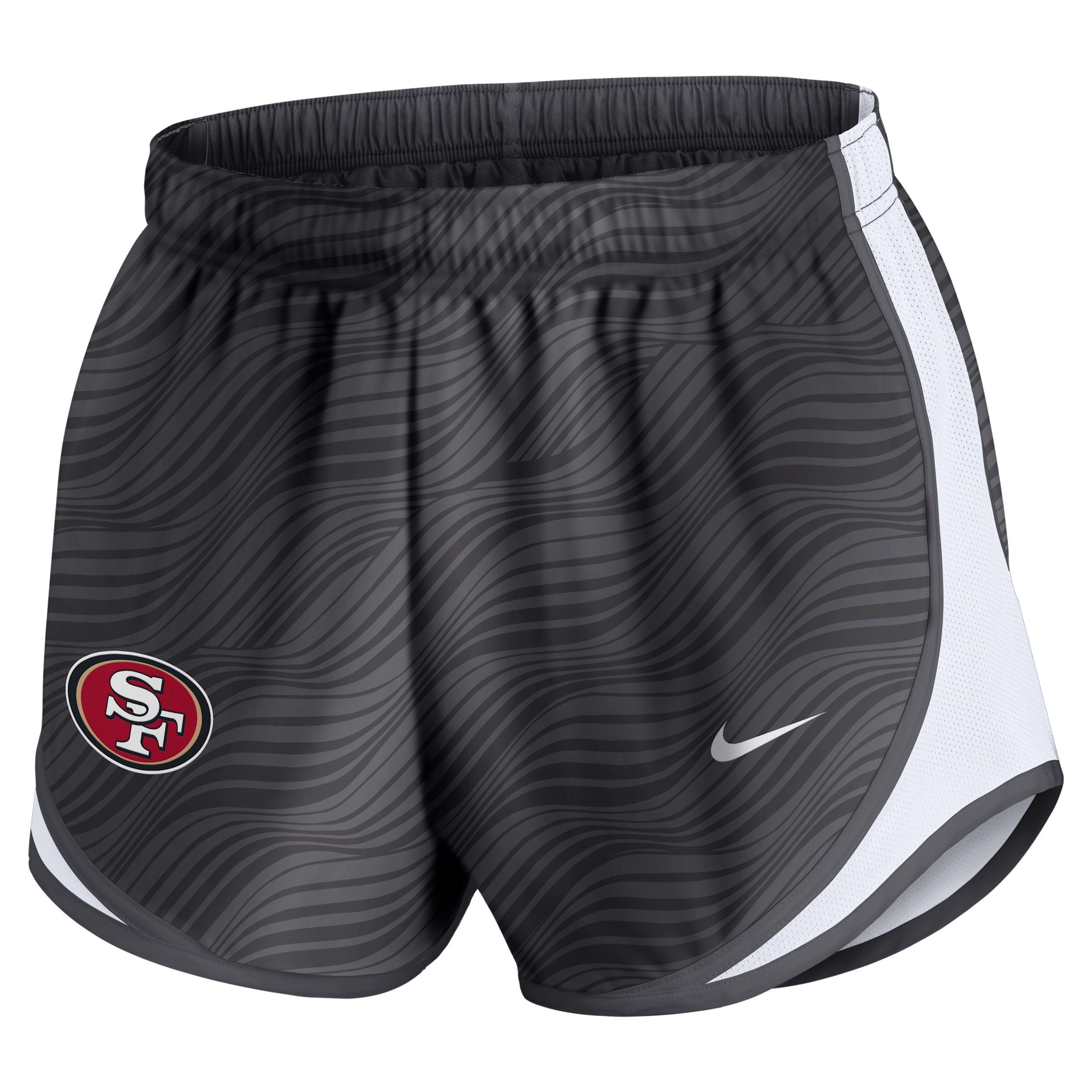 Nike Anthracite San Francisco 49ers Tempo Performance Shorts