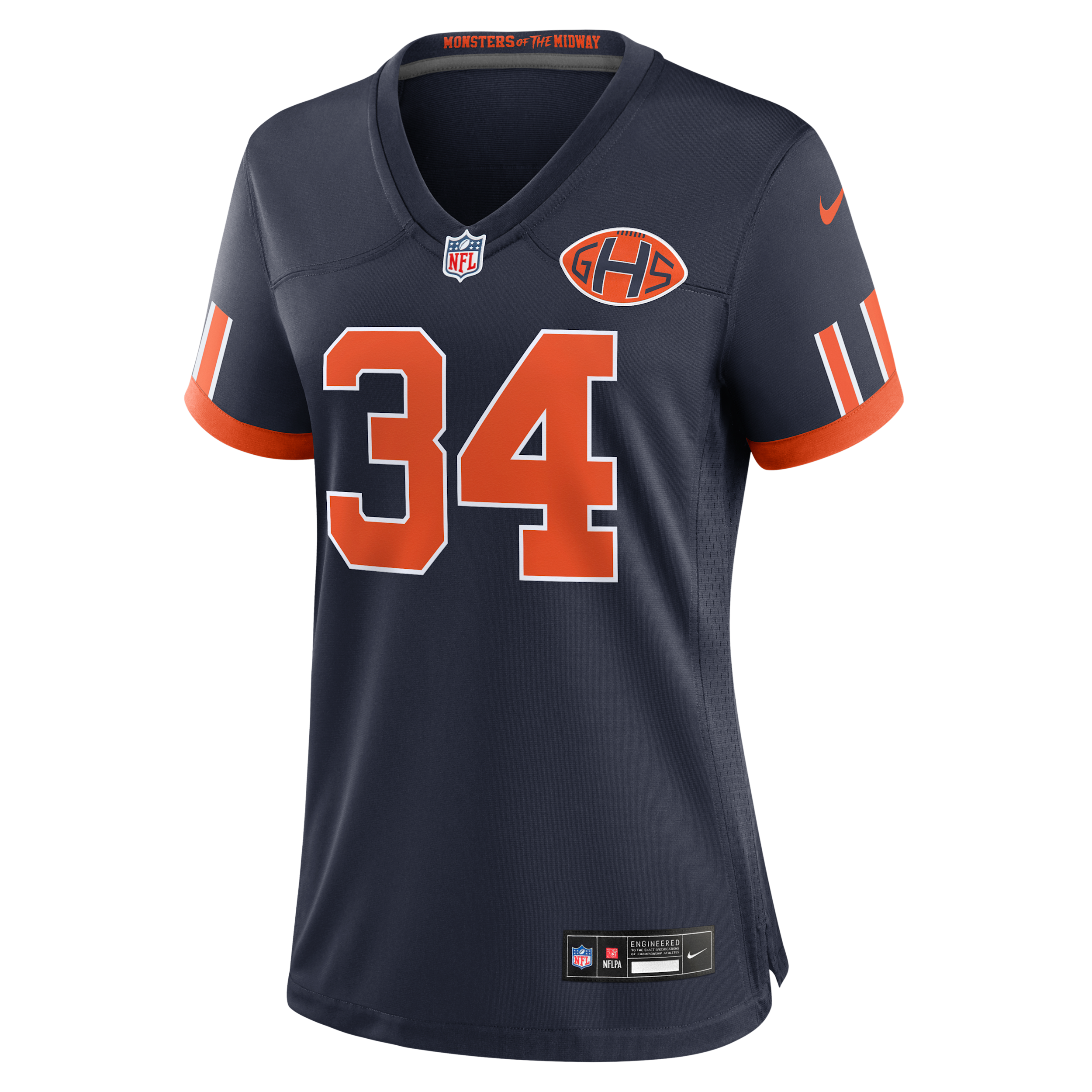 Walter Payton Chicago Bears Rivalries Collection Nike Women's NFL Game Jersey in Blue | 67NW0JFJW1B-PVU