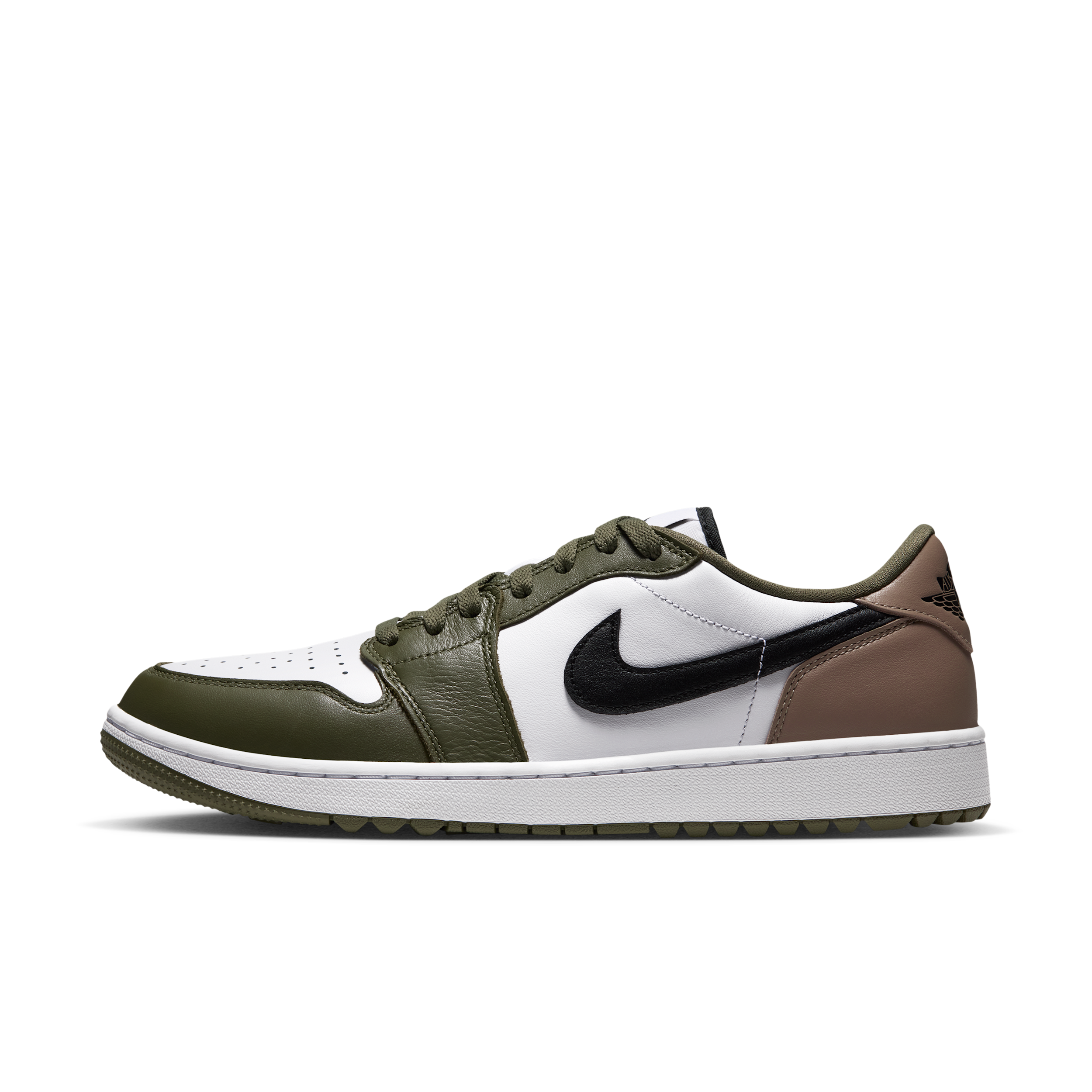 Men's Air Jordan 1 Low G Golf Shoes in White | DD9315-121