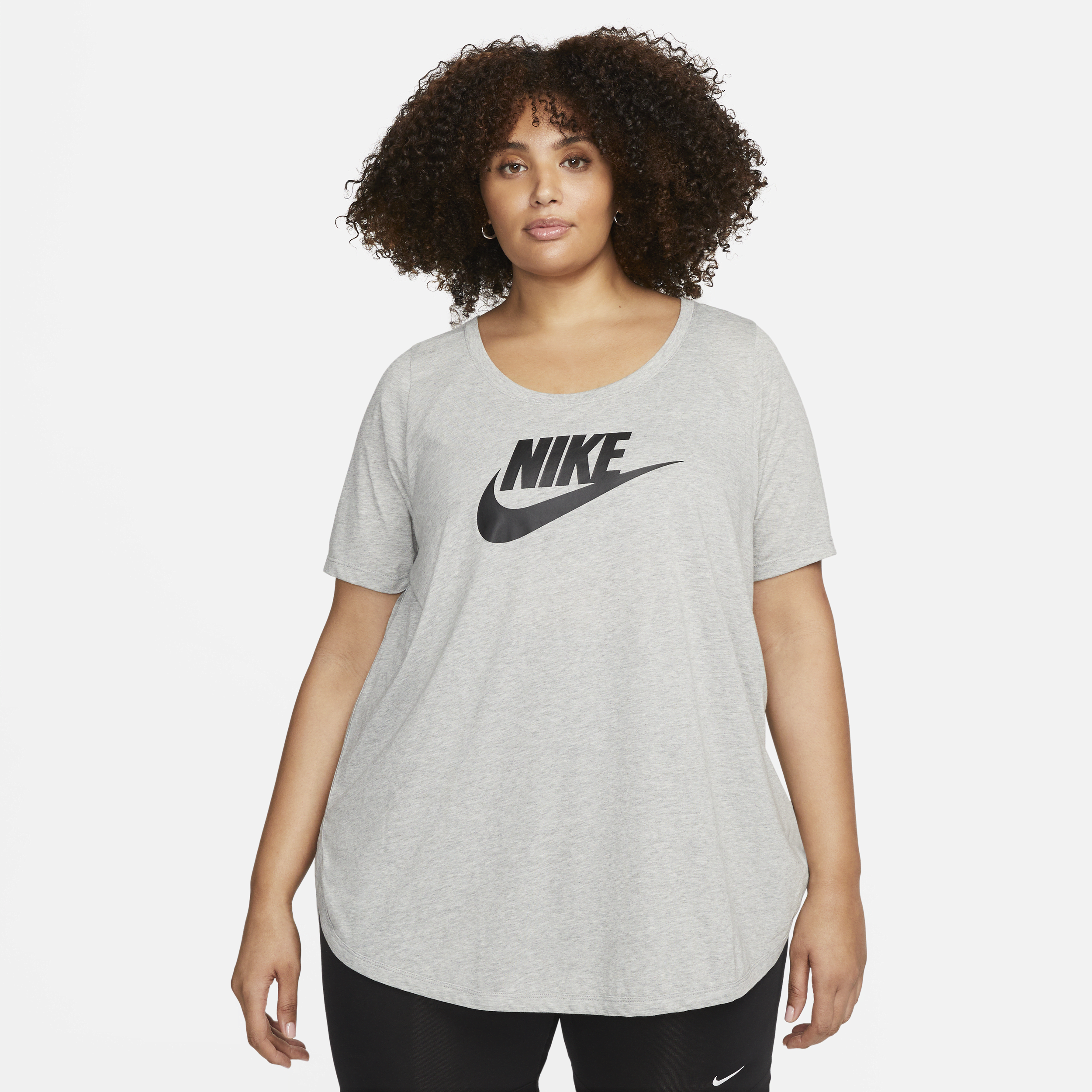 Nike Women's  Sportswear Essential Tunic (plus Size) In Grey