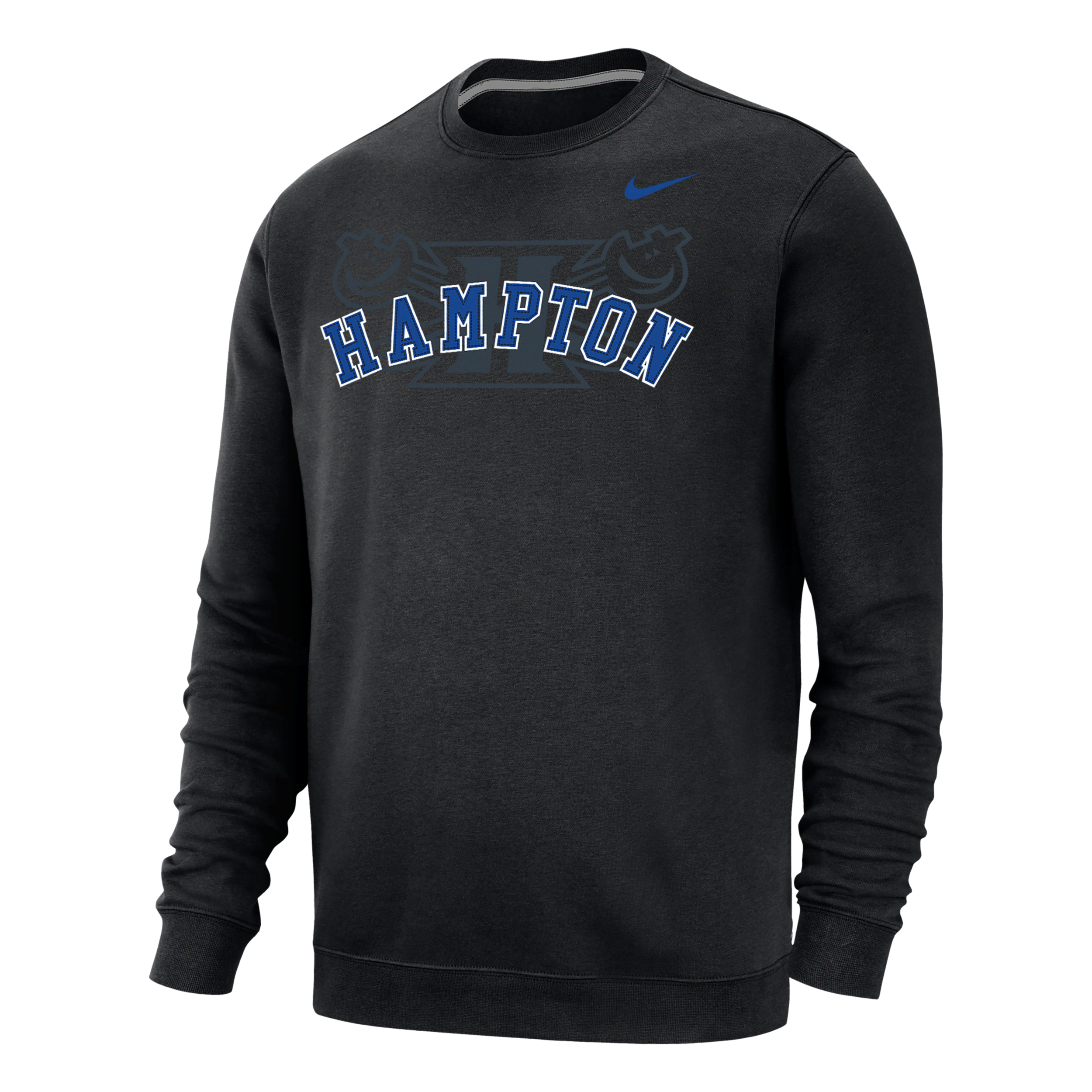 Nike Men's College Club Fleece (hampton) Sweatshirt In Black