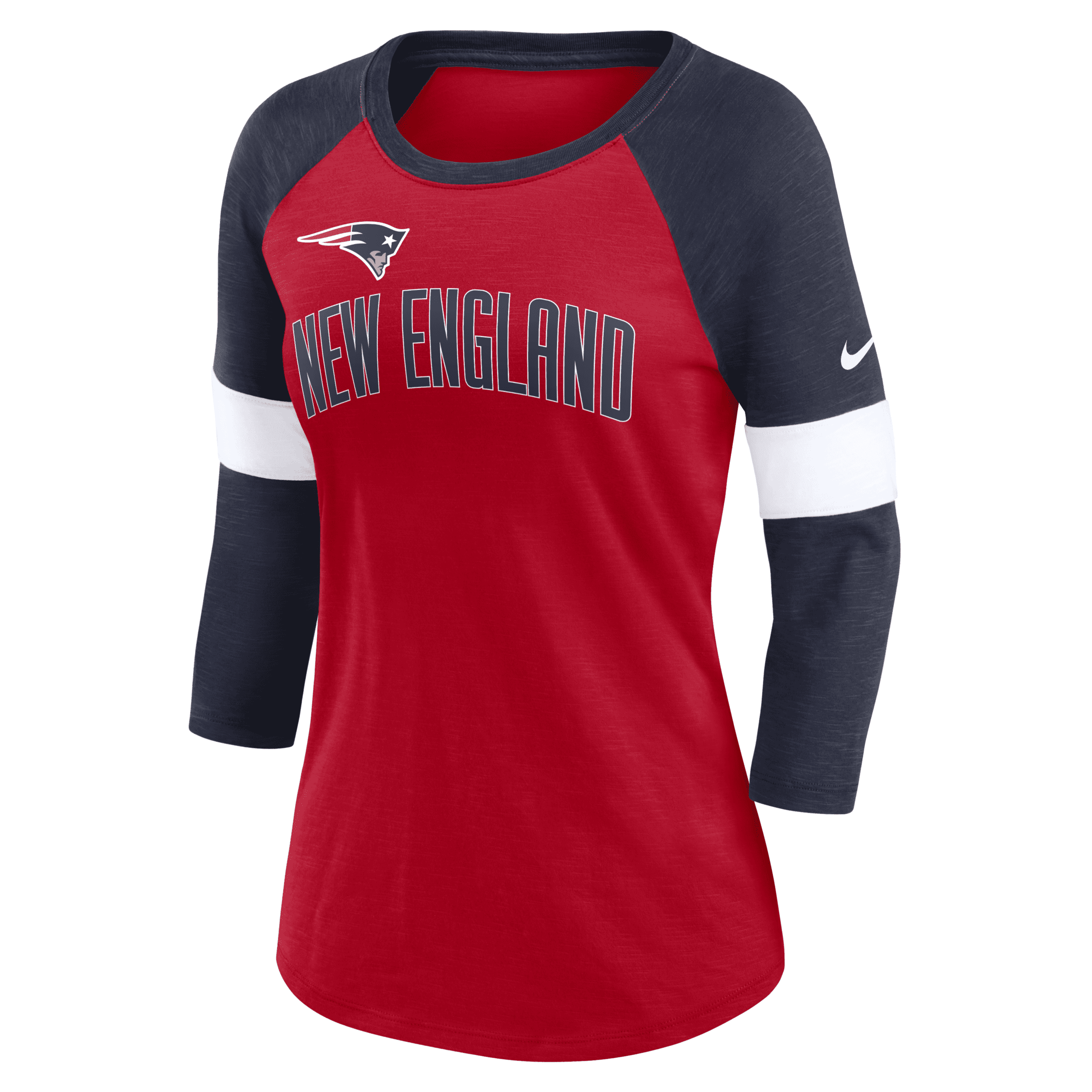 Nike Women's Pride (nfl New England Patriots) 3/4-sleeve T-shirt In Red