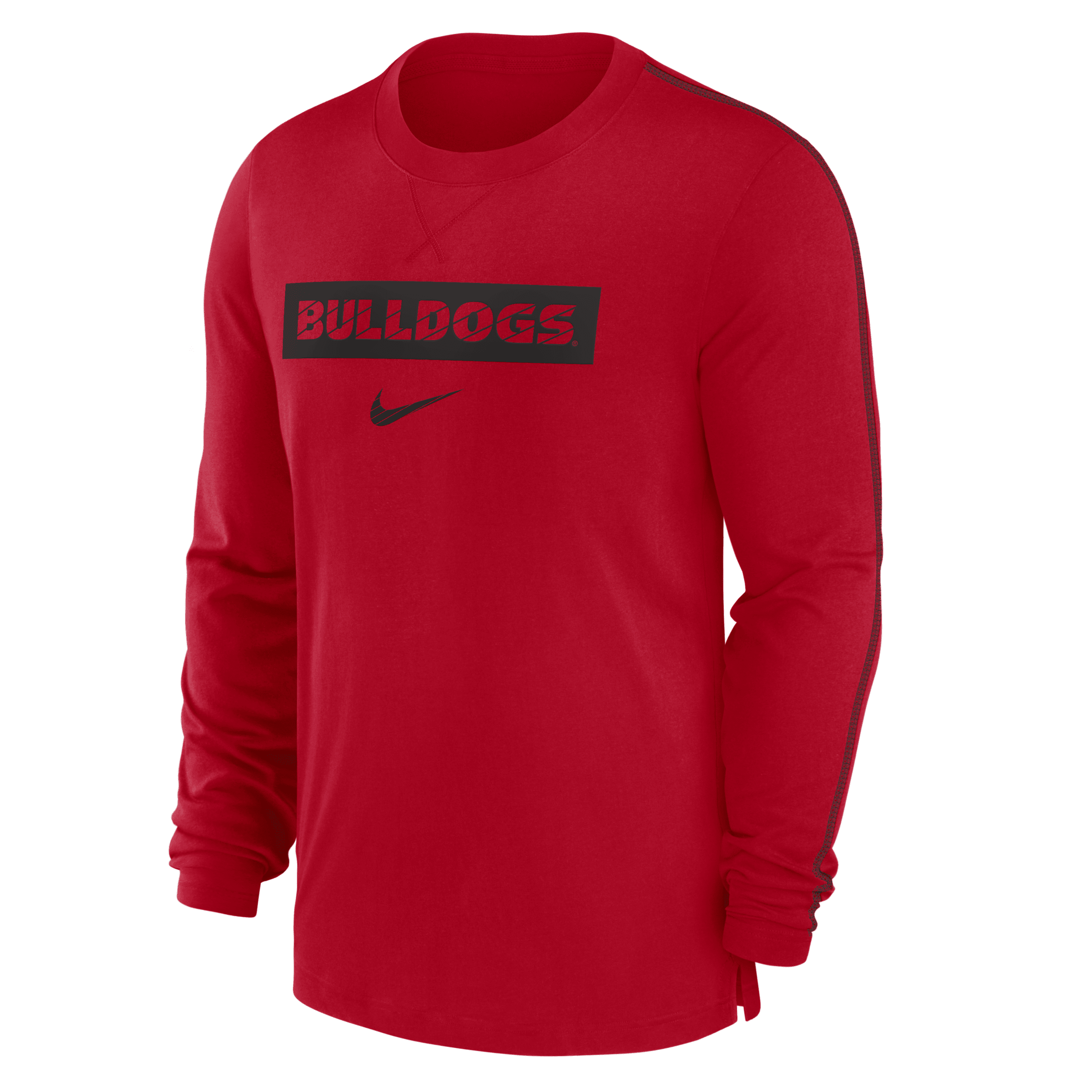 Nike Georgia Bulldogs Sideline Player  Men's Dri-fit College T-shirt In Red