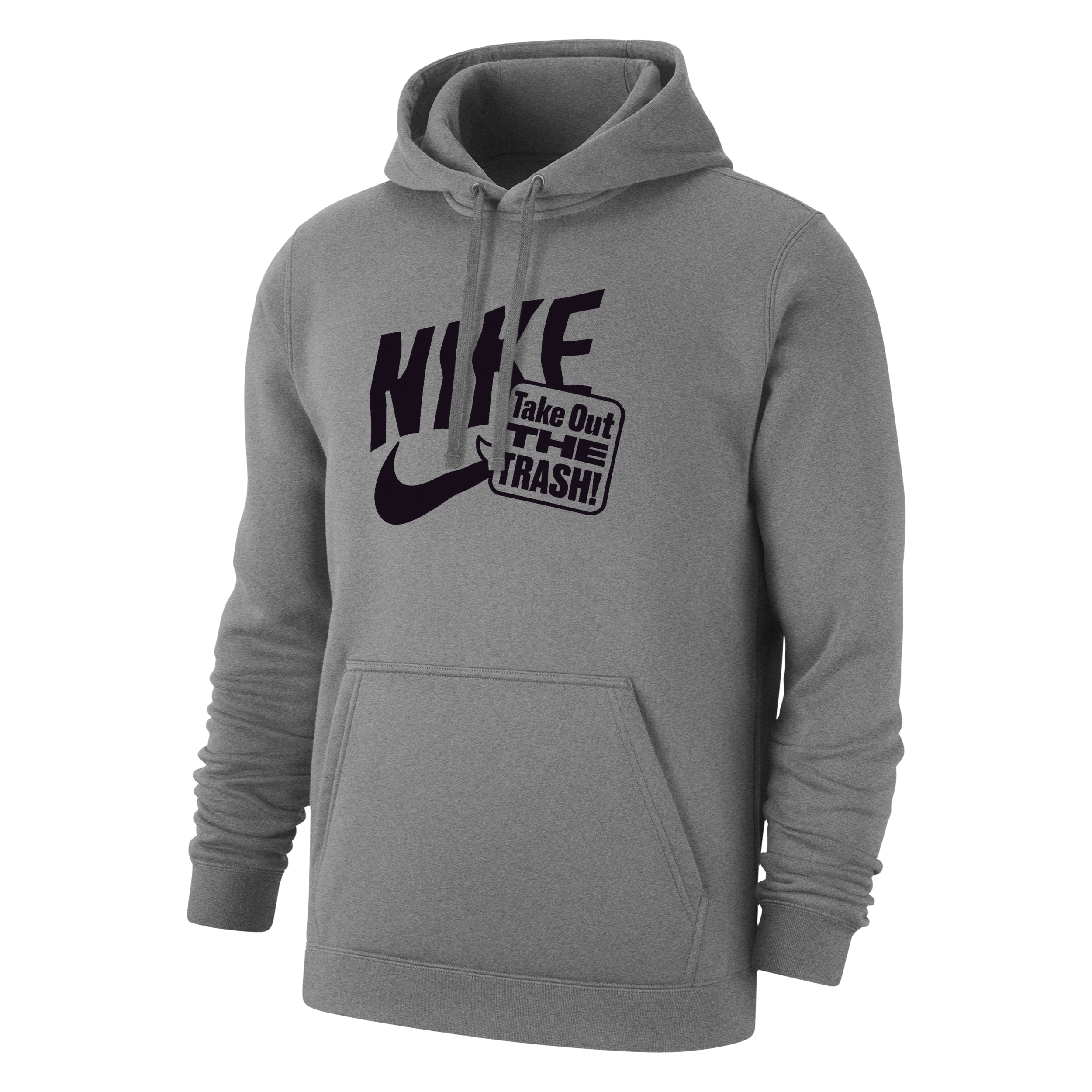 Shop Nike Men's Club Fleece Golf Pullover Hoodie In Grey
