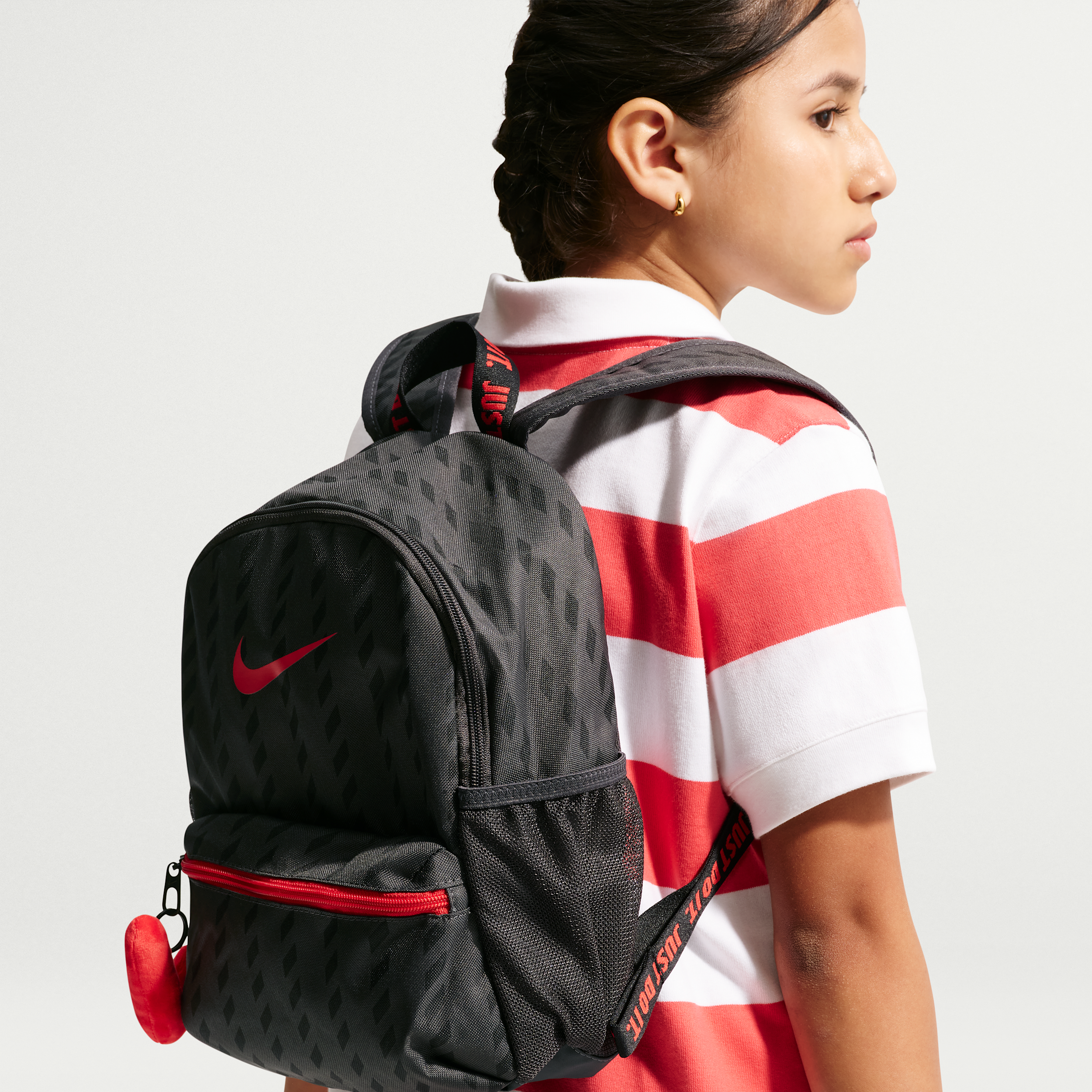 Nike JDI Backpack Kids' Mini Backpack (11L) in Grey | IO1530-010