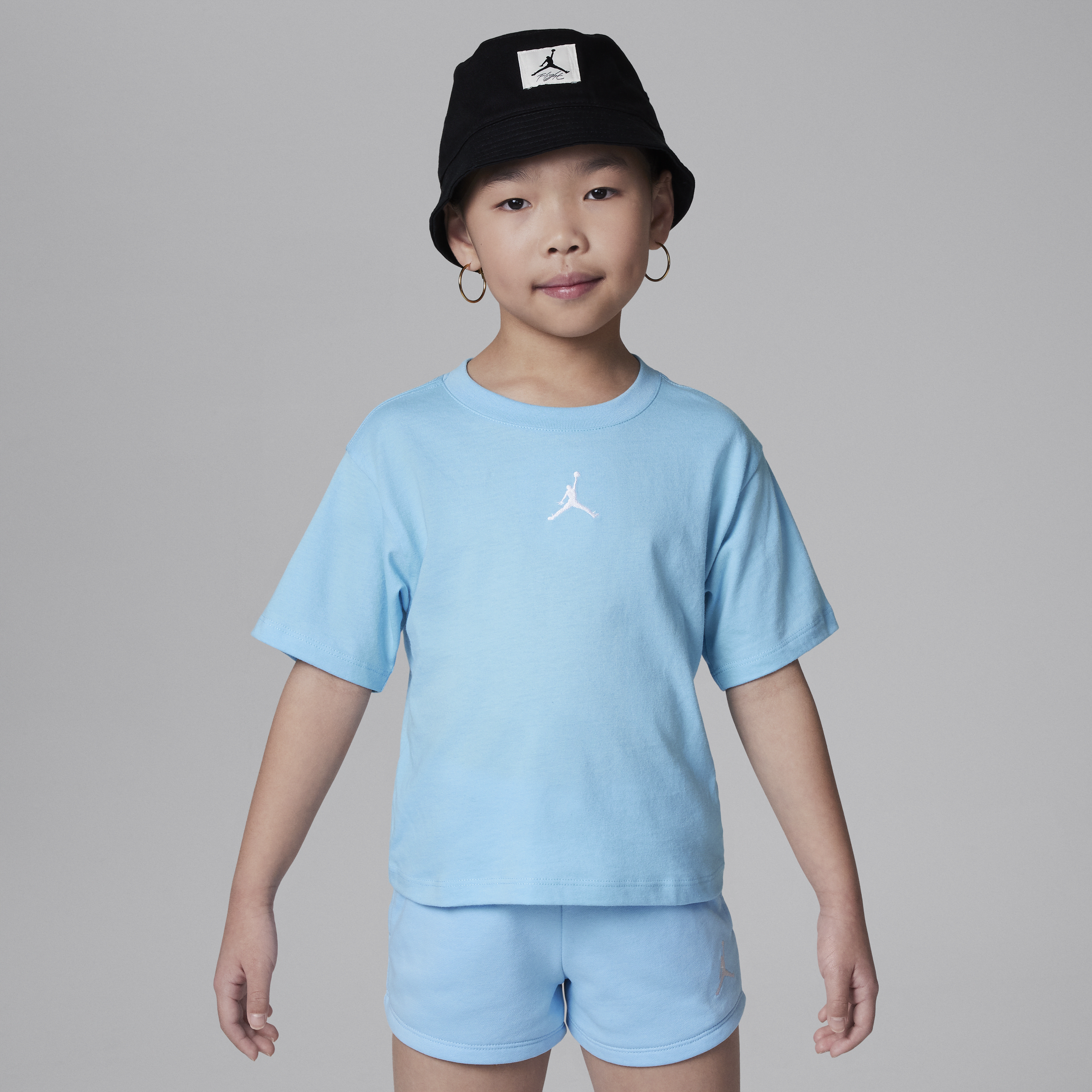 Shop Jordan Essentials Little Kids' T-shirt In Blue