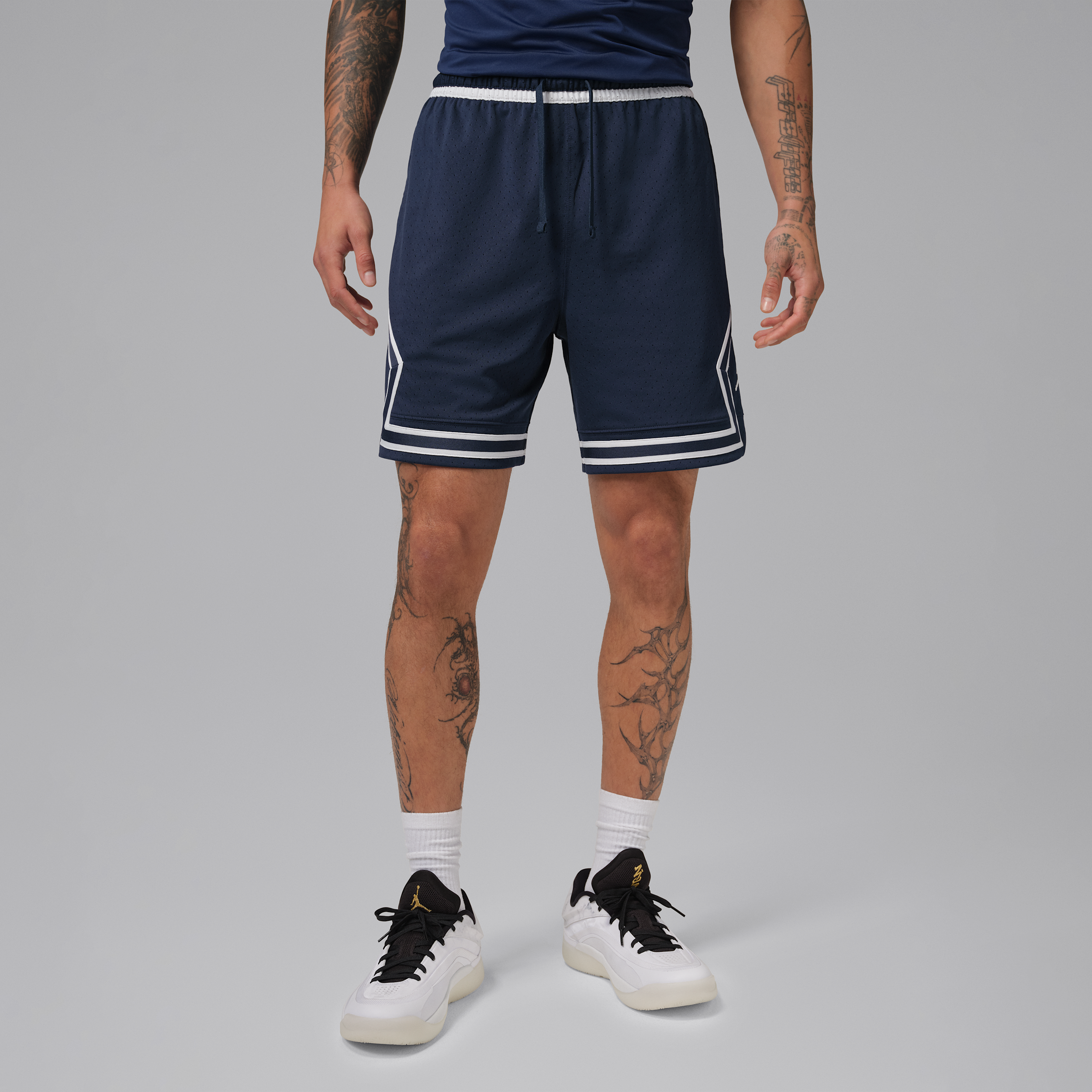 Men's Jordan Sport Dri-FIT 7" Mesh Diamond Shorts in Blue | HF9910-411