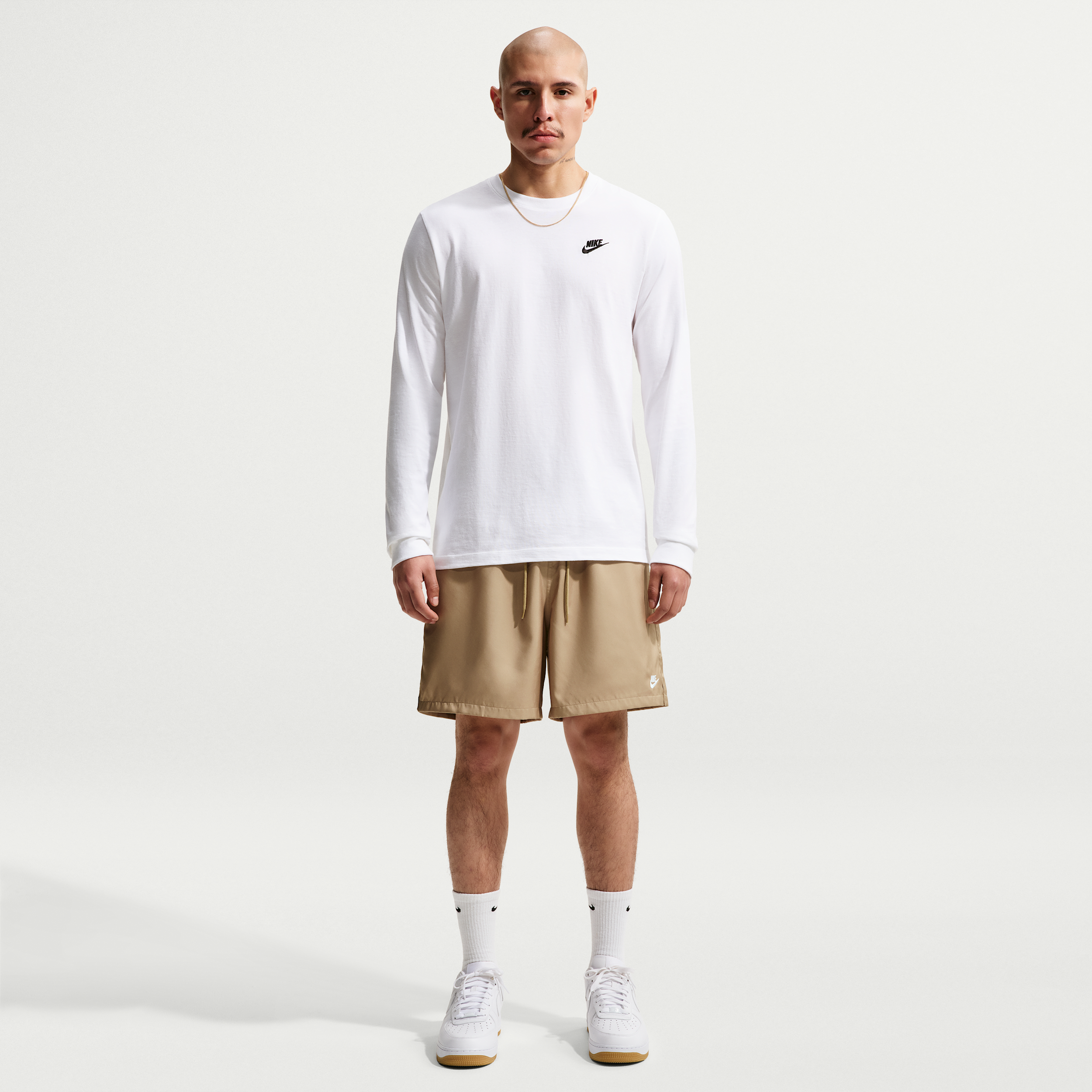 Nike Men's Club Woven Flow Shorts in Brown | FN3307-297