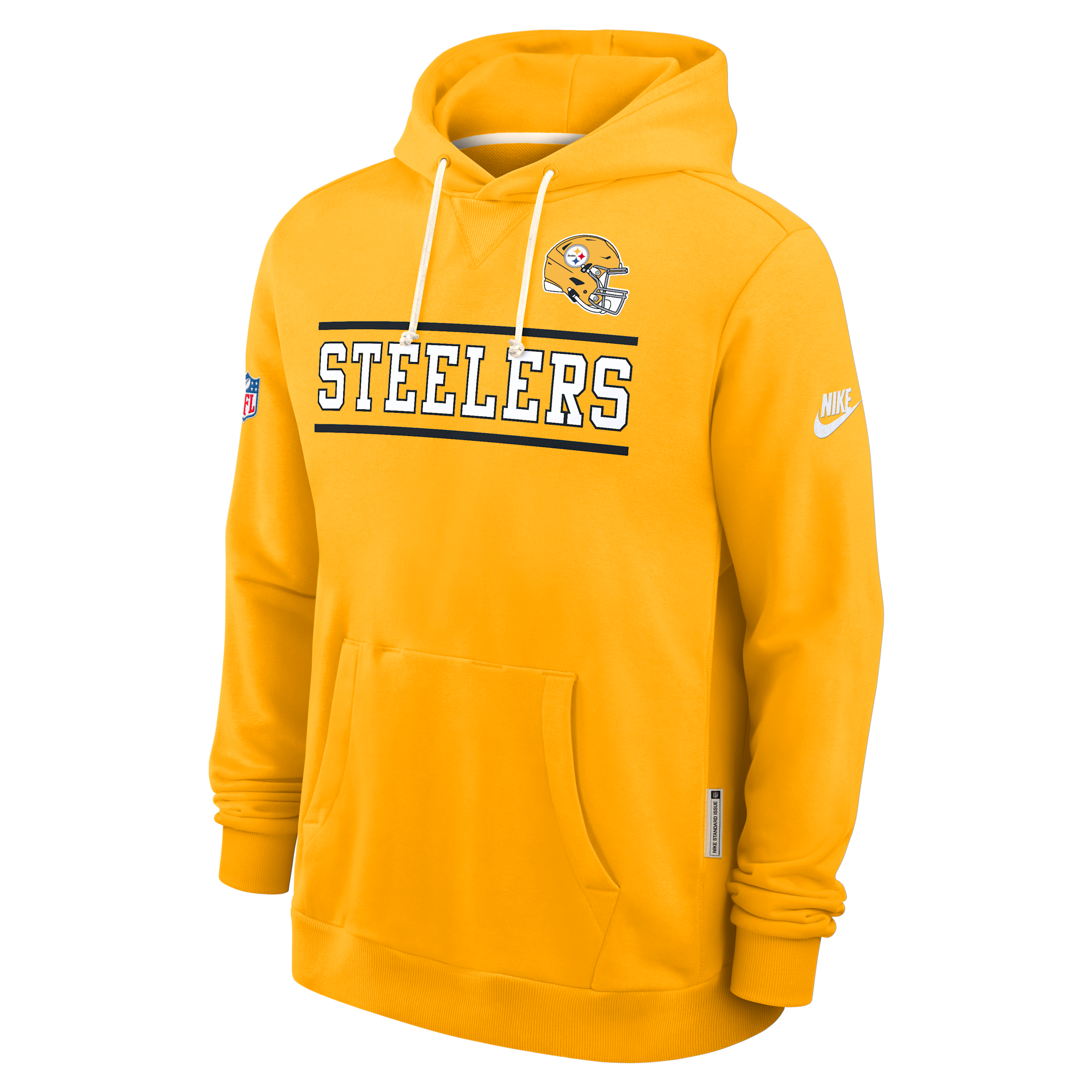 Pittsburgh Steelers Alt Standard Issue Nike Men's Dri-FIT NFL Pullover Hoodie in Brown | 03AZ76IQ7L-PT1