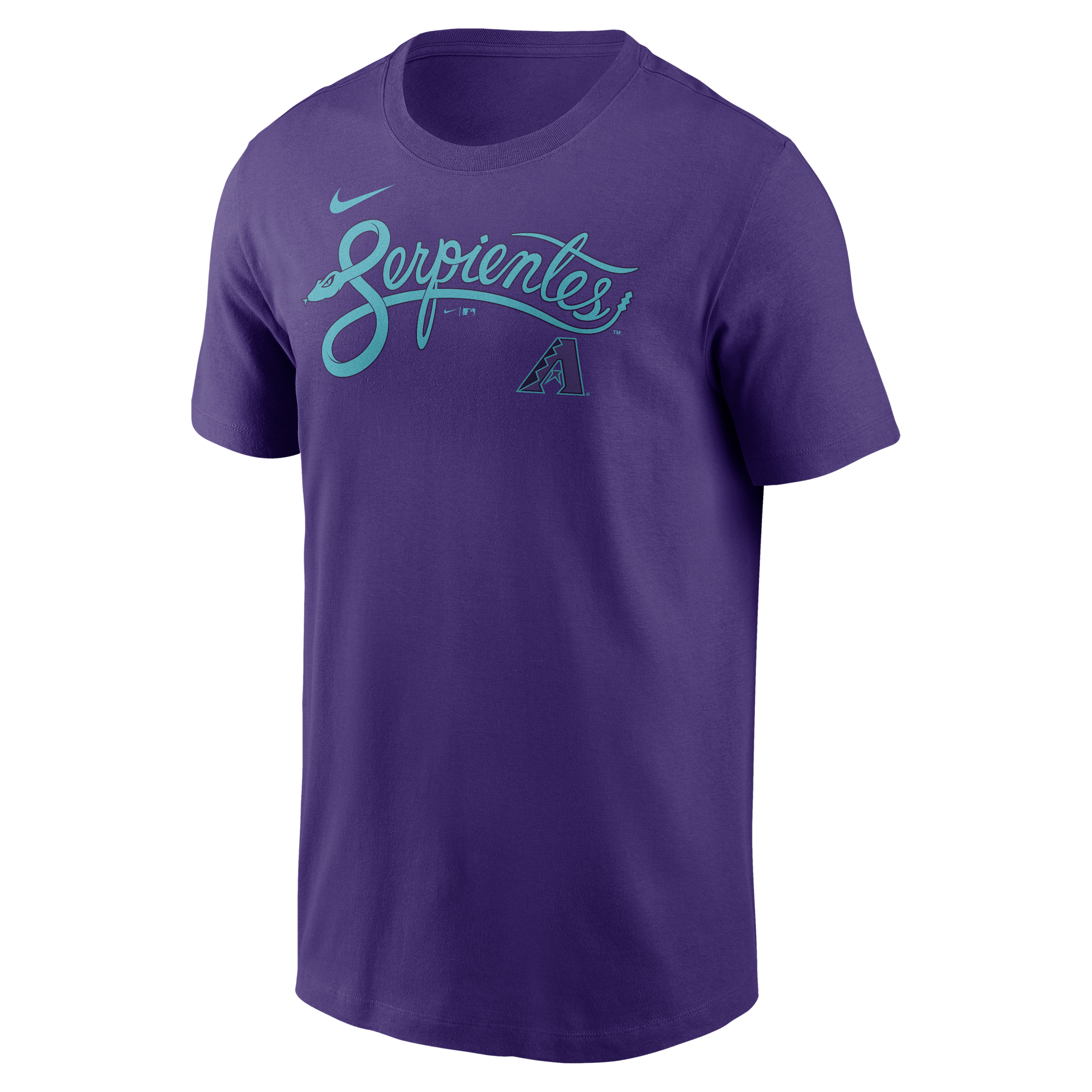 Arizona Diamondbacks City Connect Wordmark Nike Men's MLB T-Shirt in Purple | N19951LDQS-APT