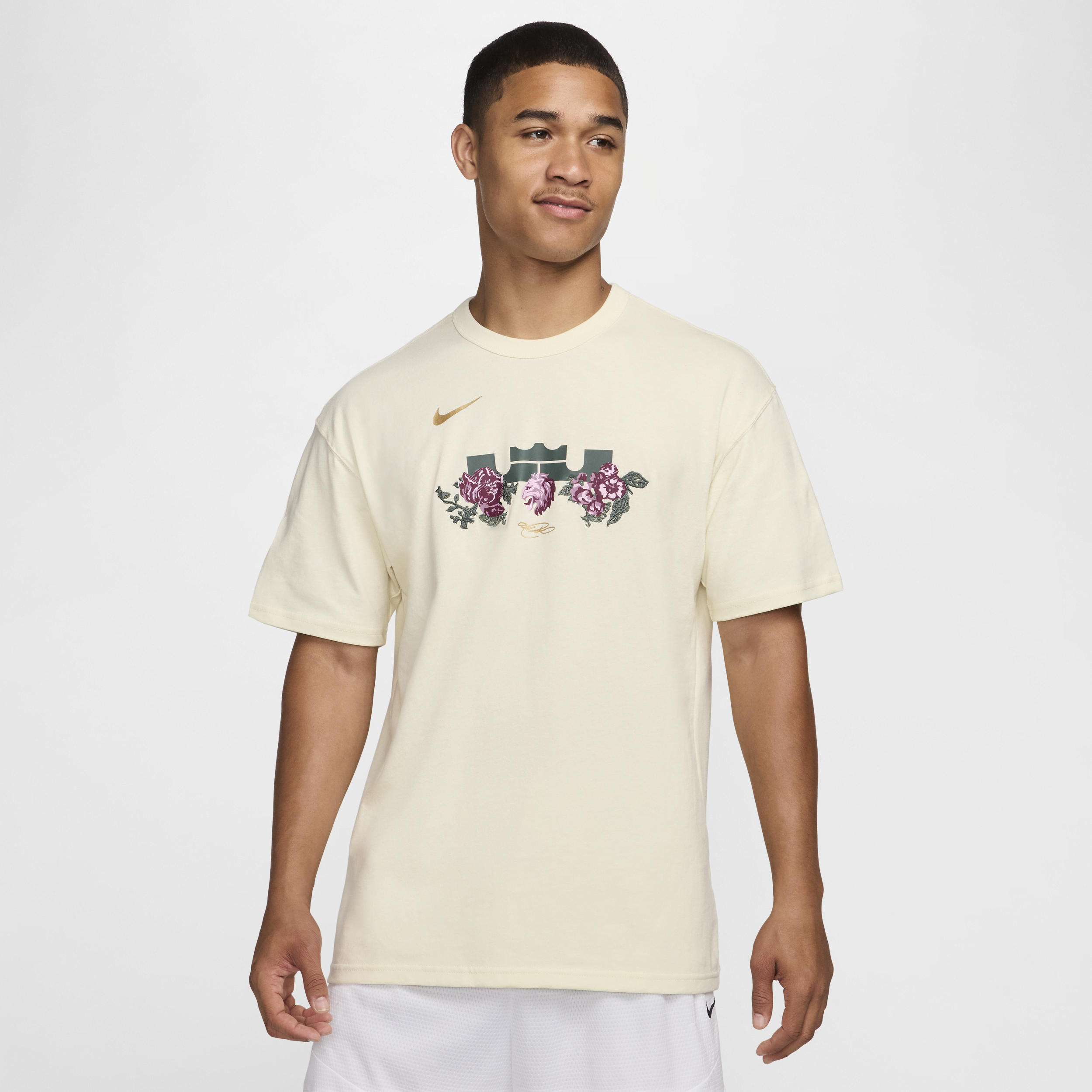 Nike Men's Lebron Max90 Basketball T-shirt In White