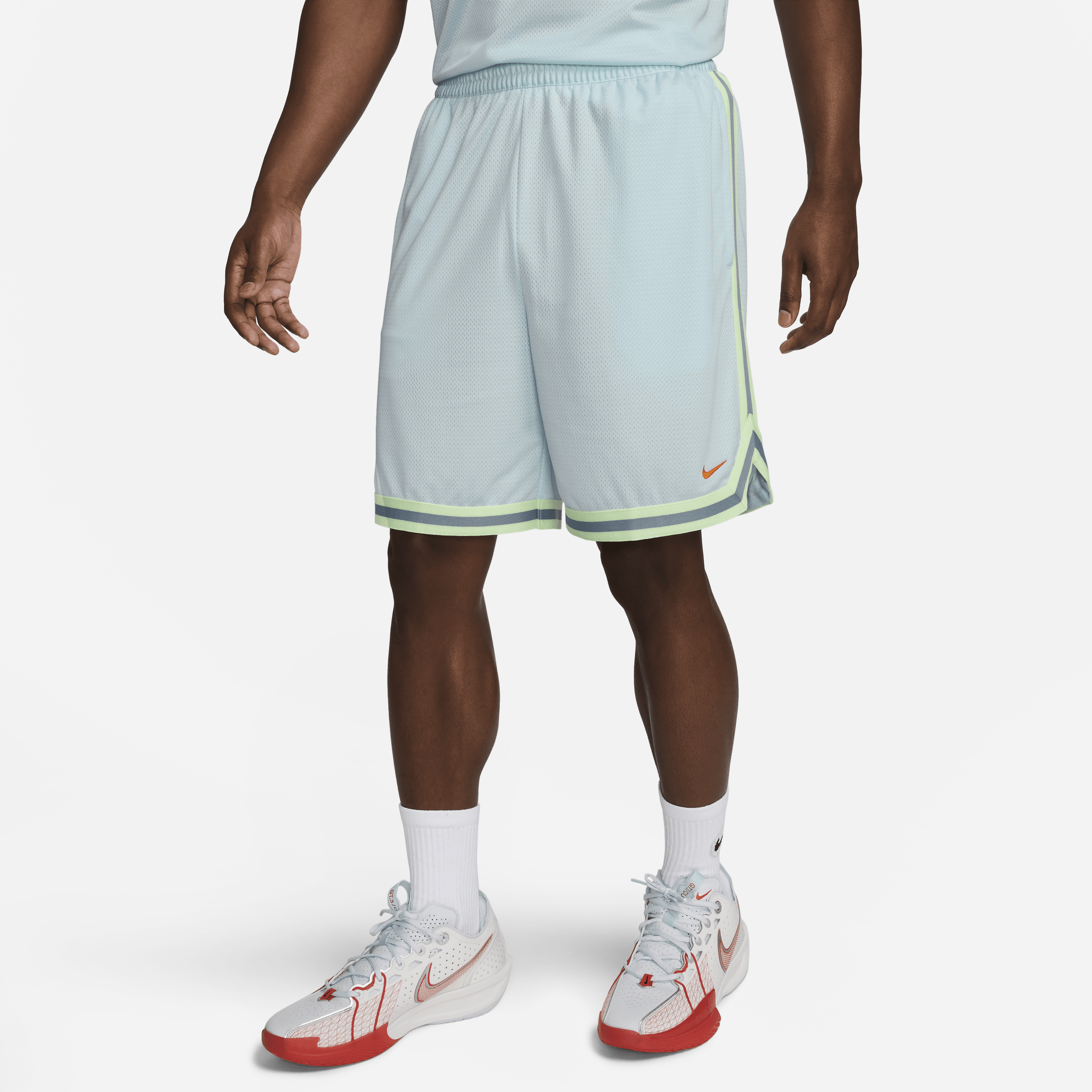 Shop Nike Men's Dna Dri-fit 8" Basketball Shorts In Blue