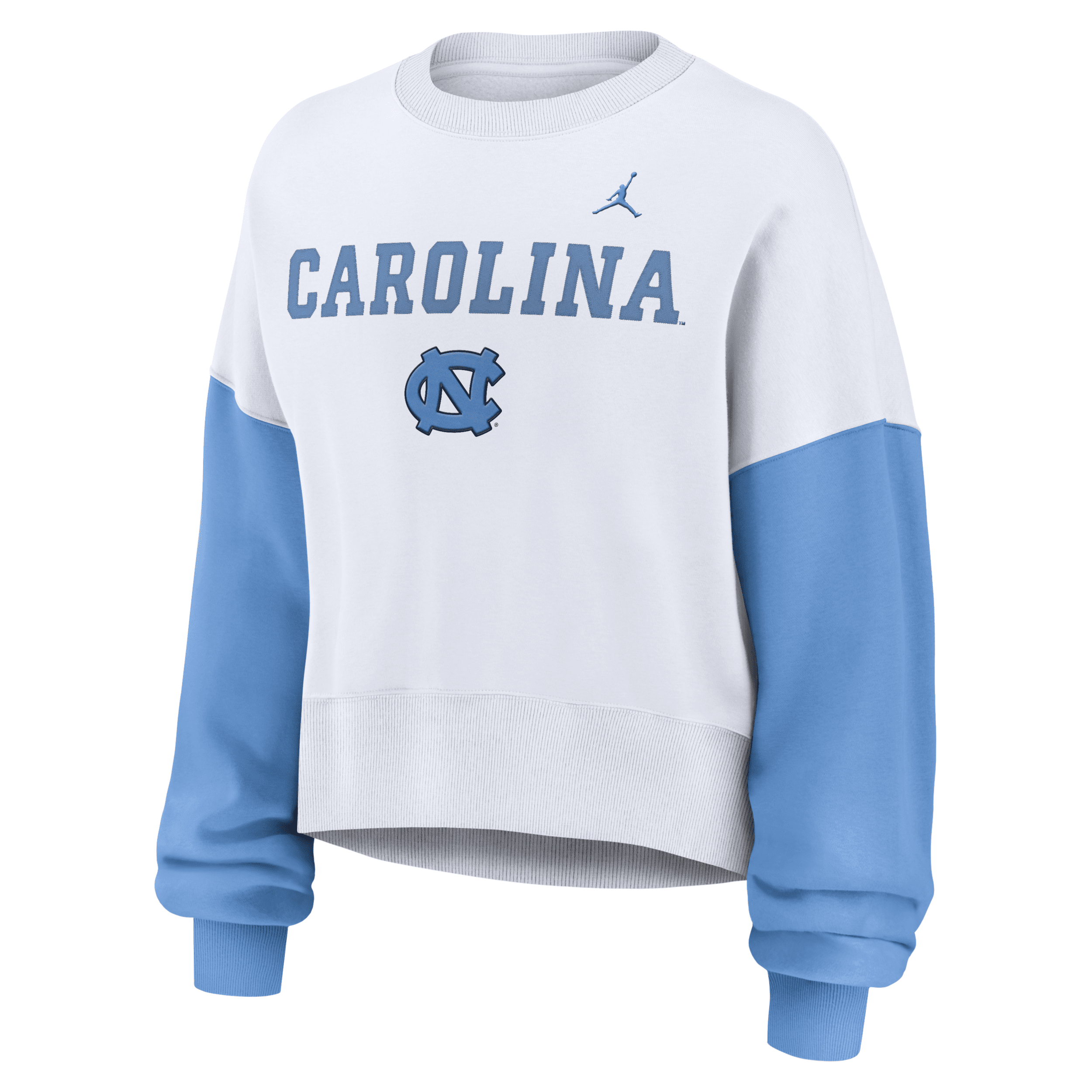 NIKE WOMEN'S NORTH CAROLINA TAR HEELS PRIMETIME COLLEGE PULLOVER CREW 1015639132