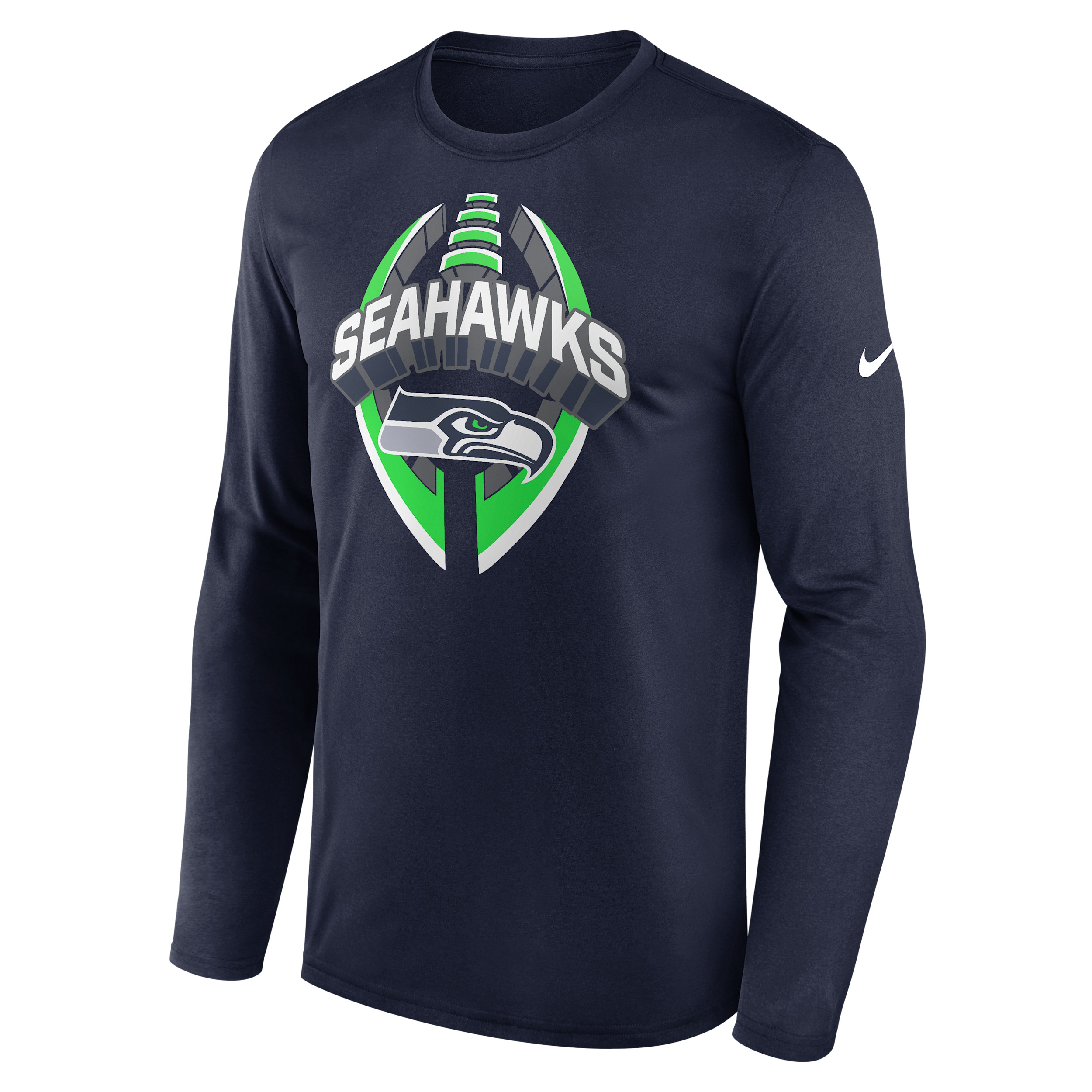 Nike Seattle Seahawks Legend Icon  Men's Dri-fit Nfl Long-sleeve T-shirt In Blue