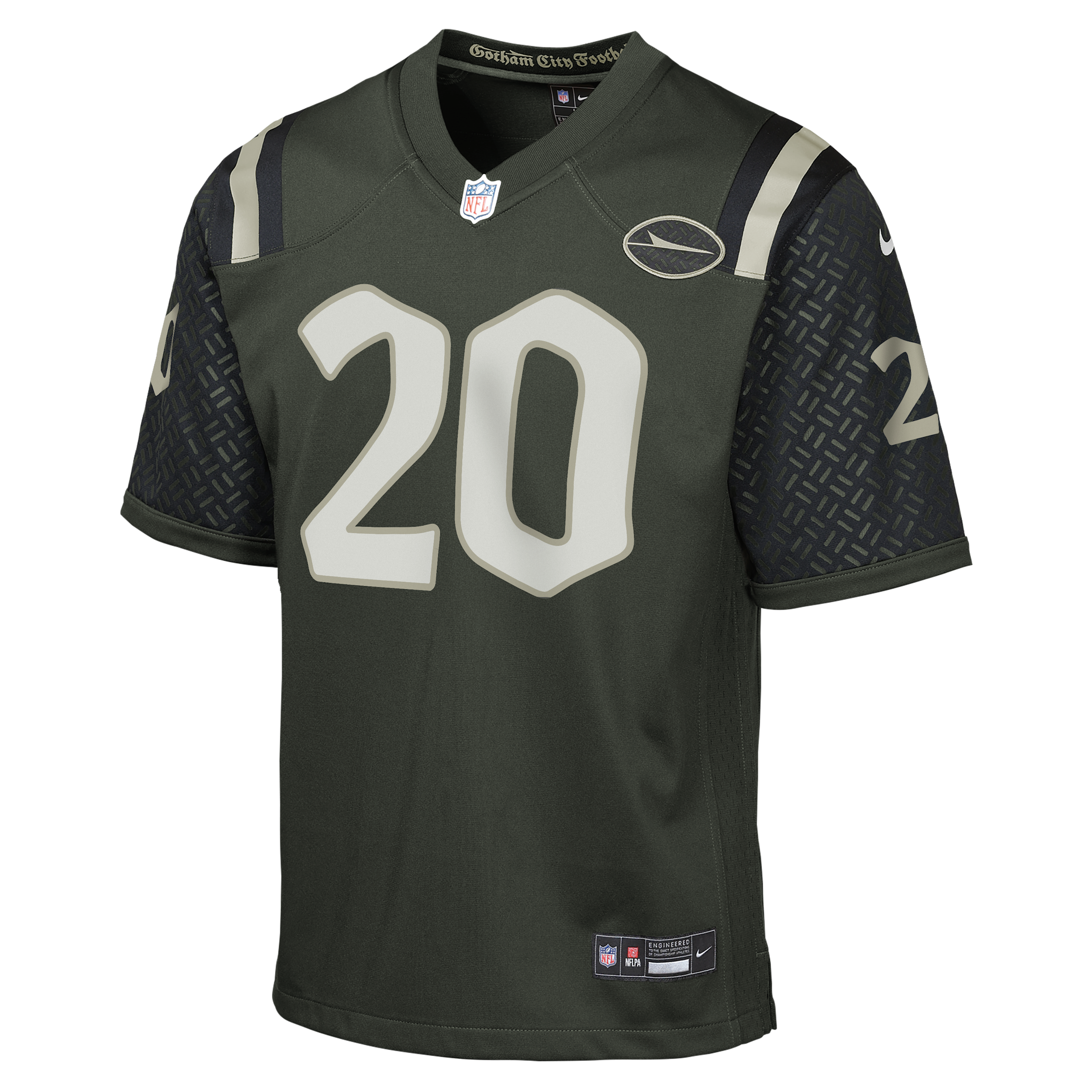 Nike Big Boys and Girls Breece Hall Gotham Green New York Jets 2025 Rivalries Collection Game Jersey - Green