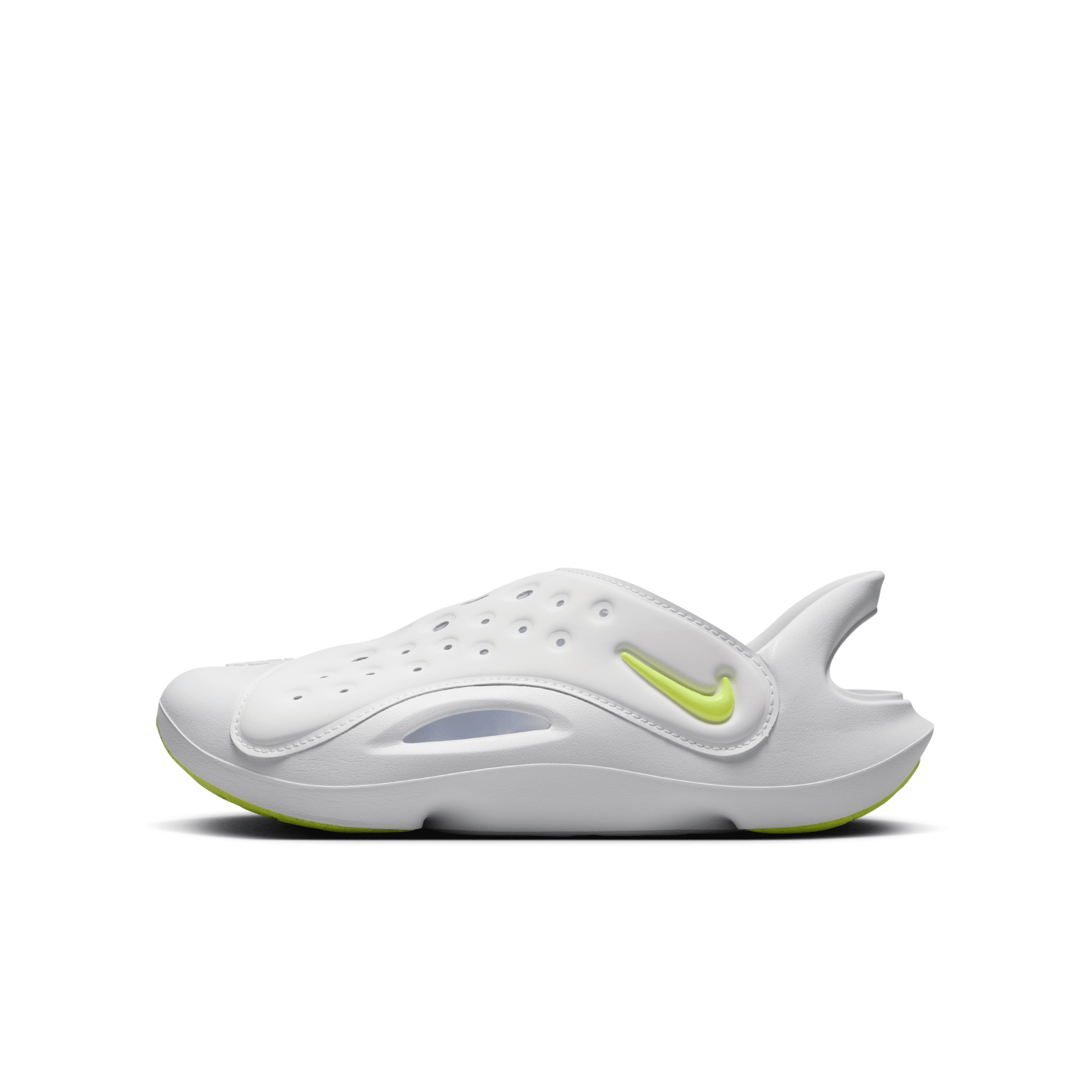 Nike Aqua Swoosh Big Kids' Sandals In White