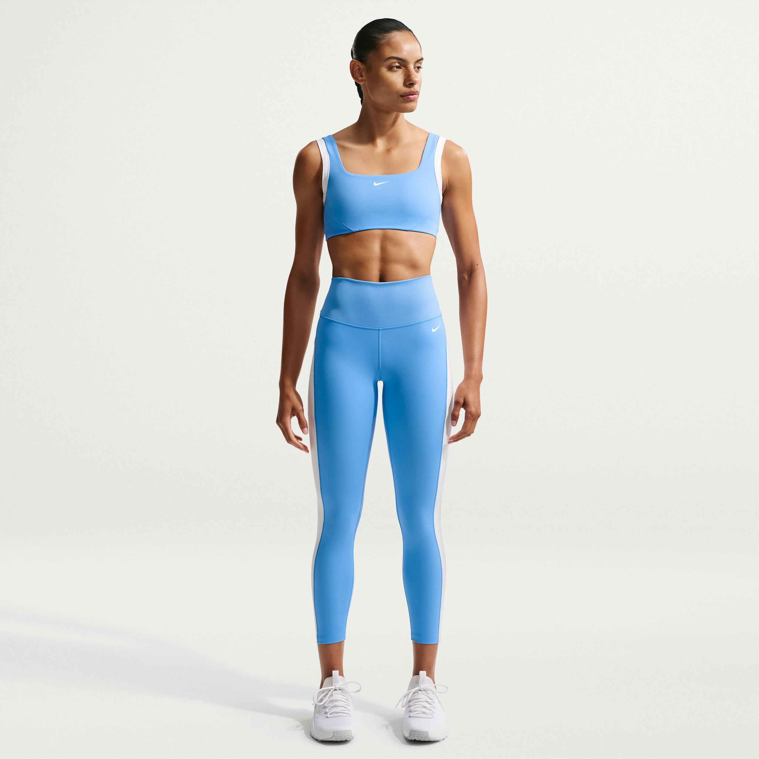 Nike Women's One High-Waisted 7/8 Leggings in Blue | IB9224-412