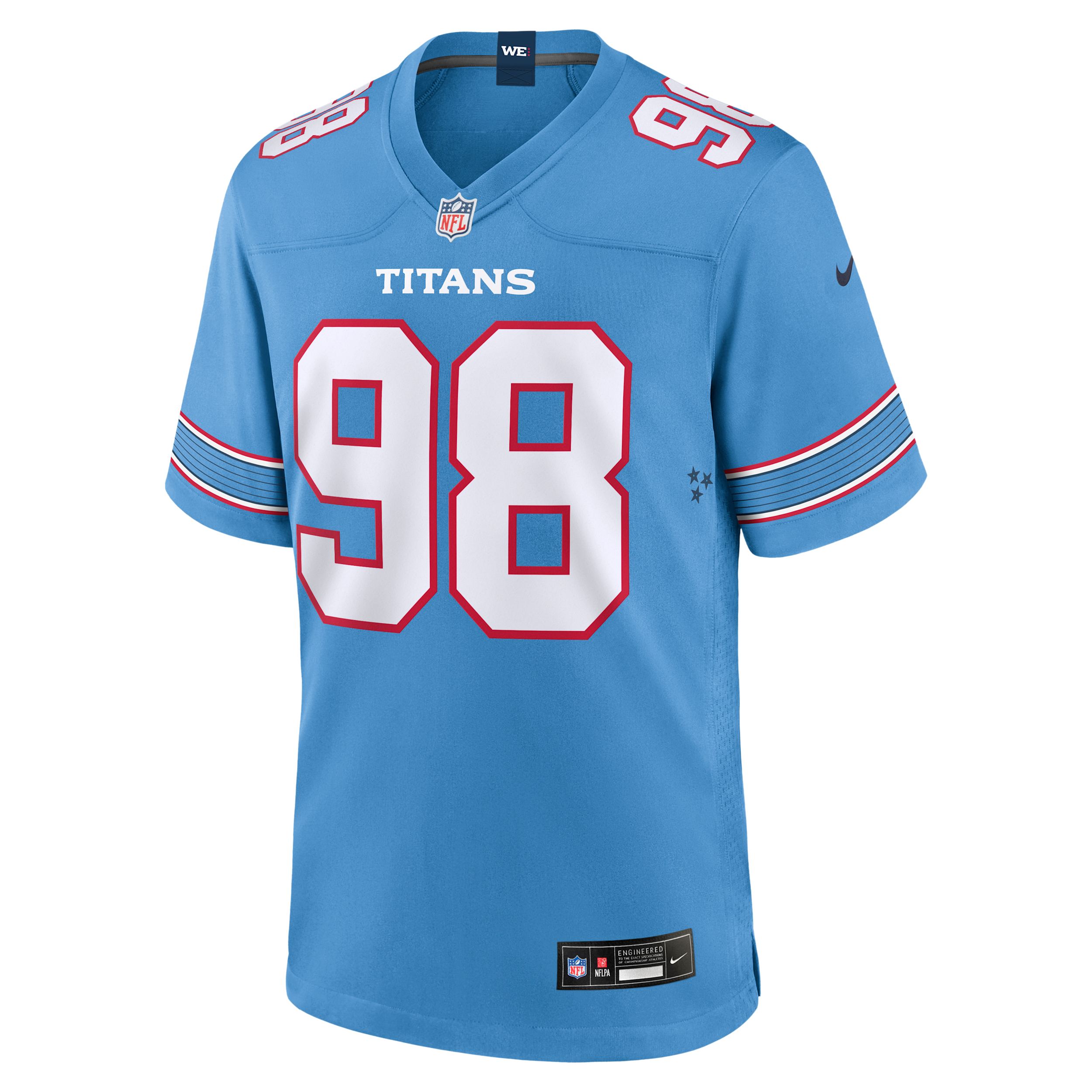 Jeffery Simmons Tennessee Titans Nike Men's NFL Game Jersey in Blue | 67NM0IUT9VF-4QK