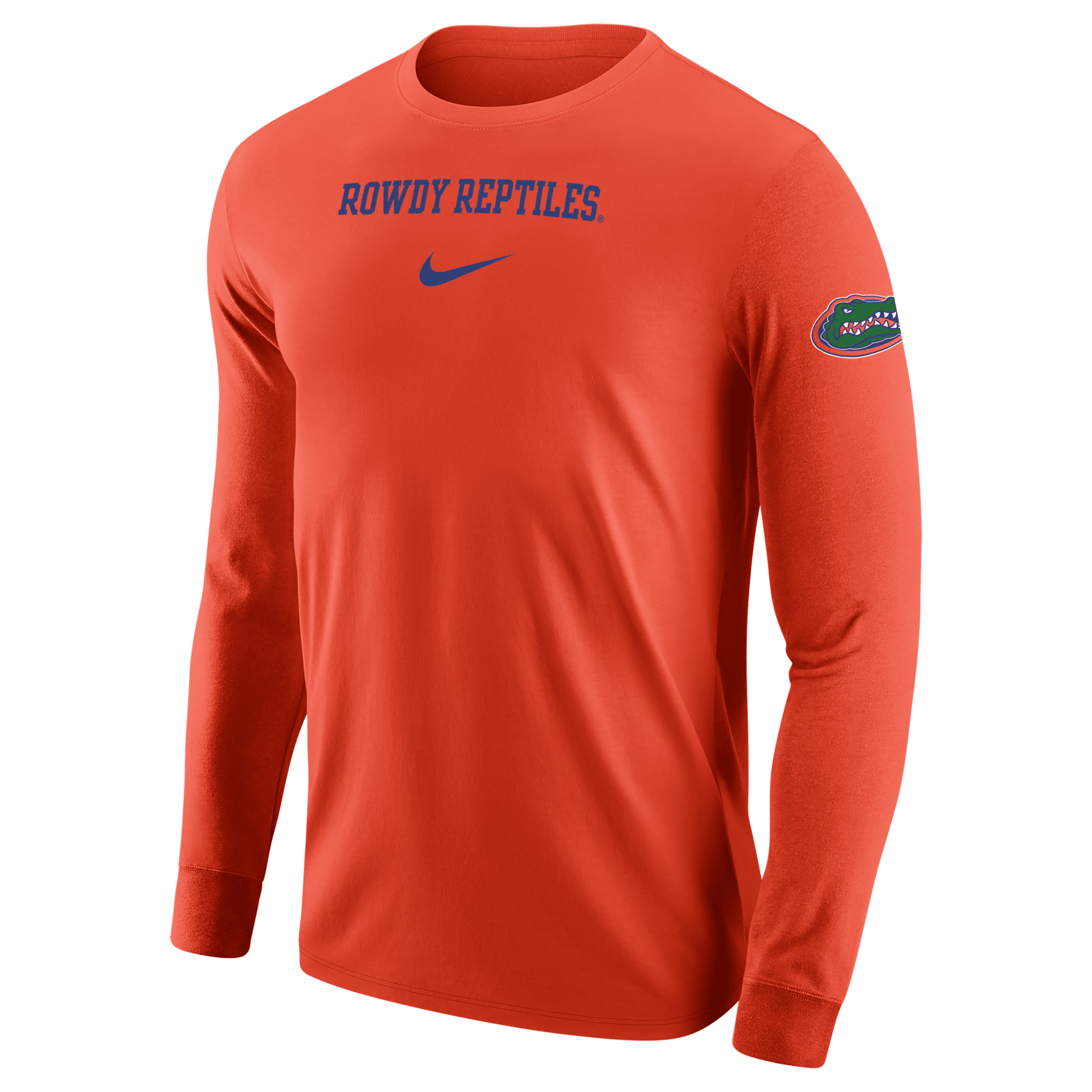 Shop Nike Florida  Men's College Long-sleeve T-shirt In Orange