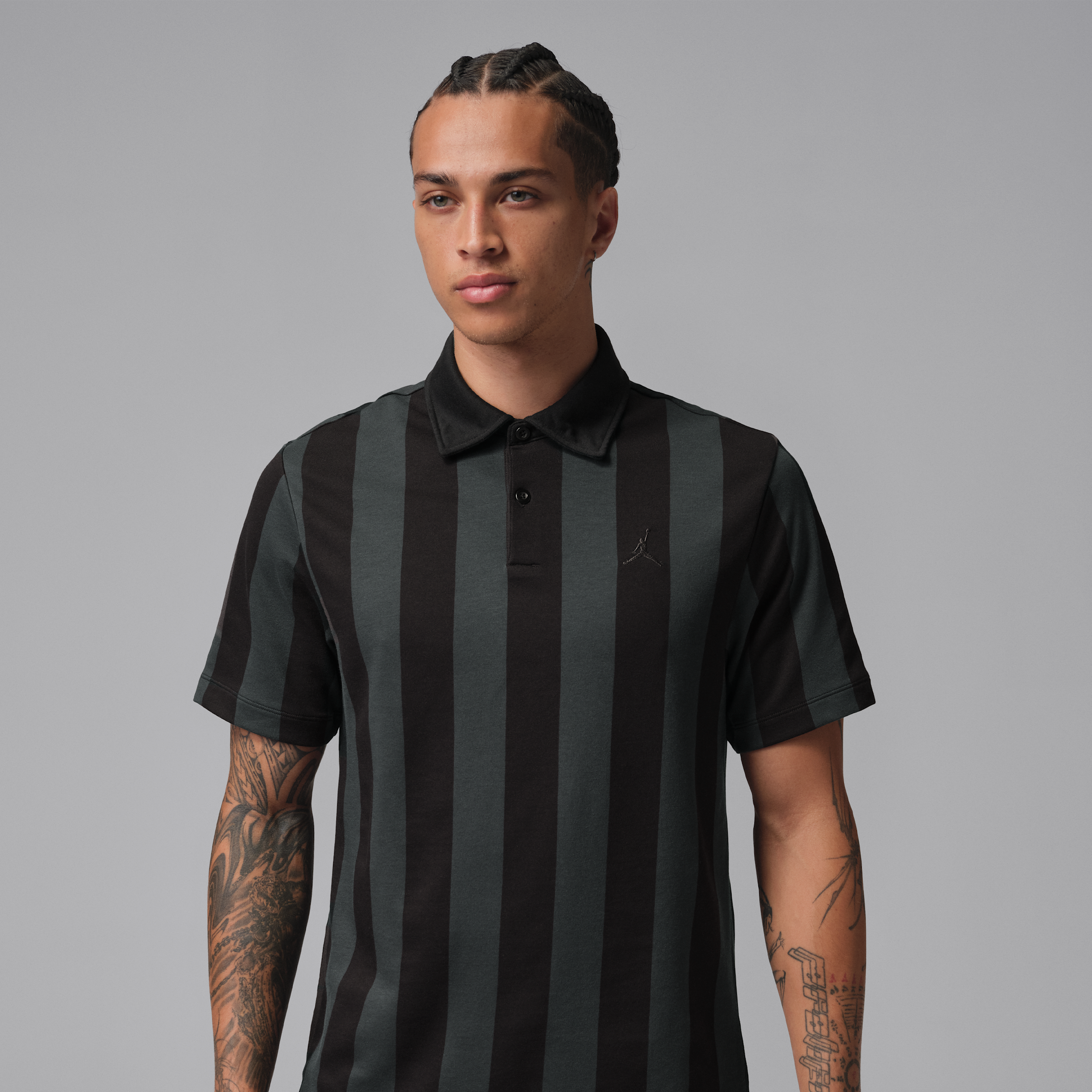 Men's Jordan Sport Dri-FIT Printed Golf Polo in Black | IF2930-010
