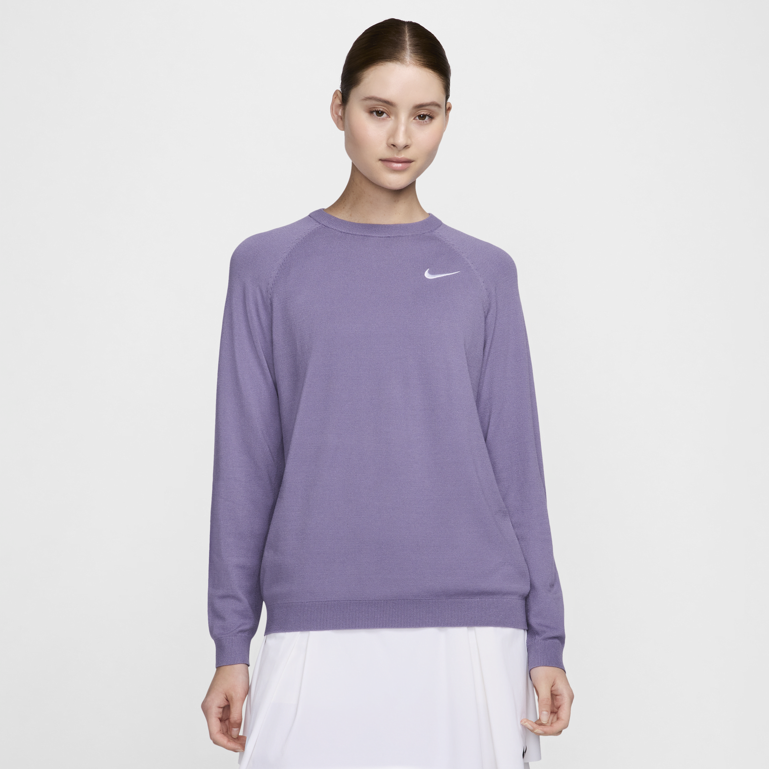 Shop Nike Women's Tour Golf Sweater In Purple