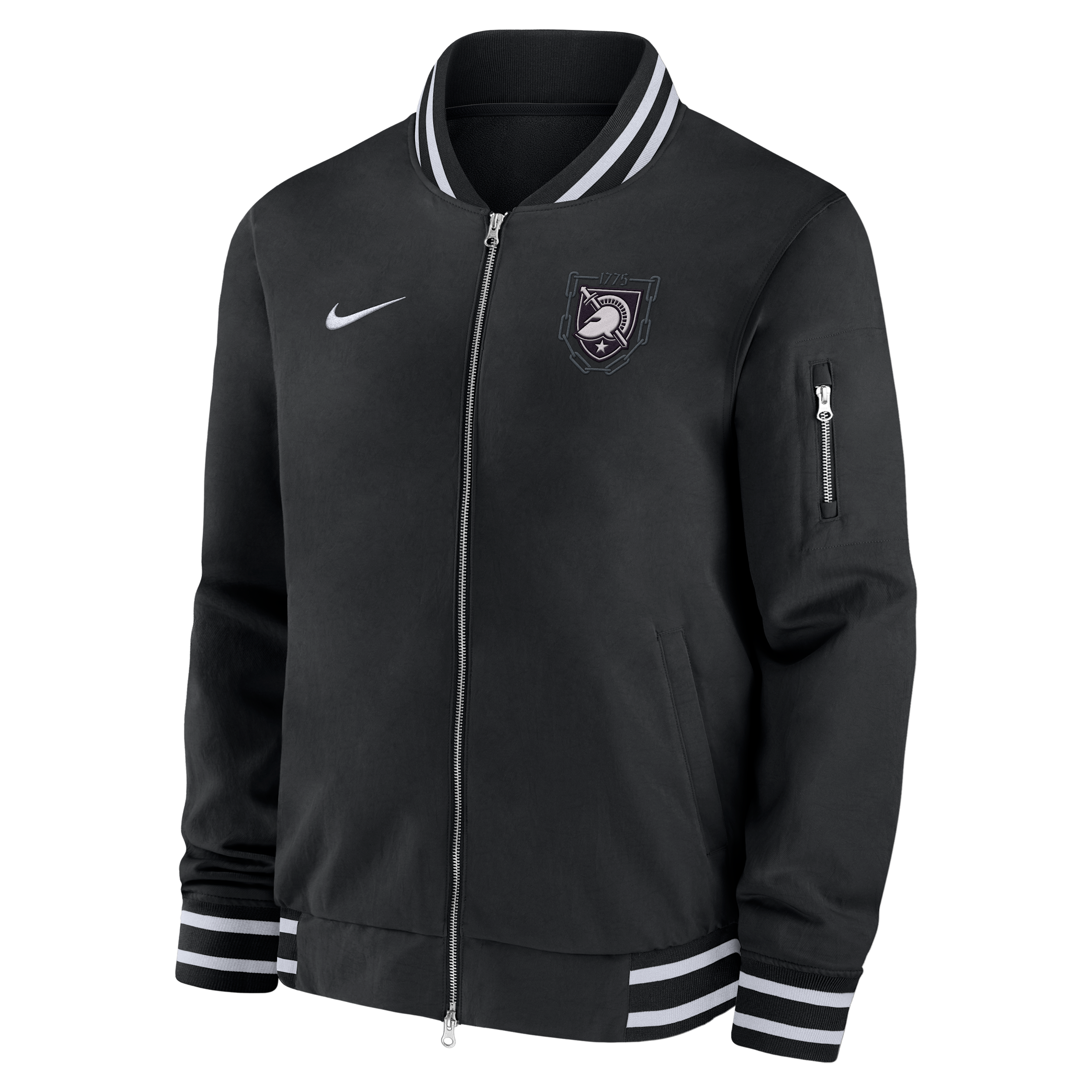Army Rivalry Collection Nike Men's College Full-Zip Bomber Jacket in Black | M62424AR14-00A