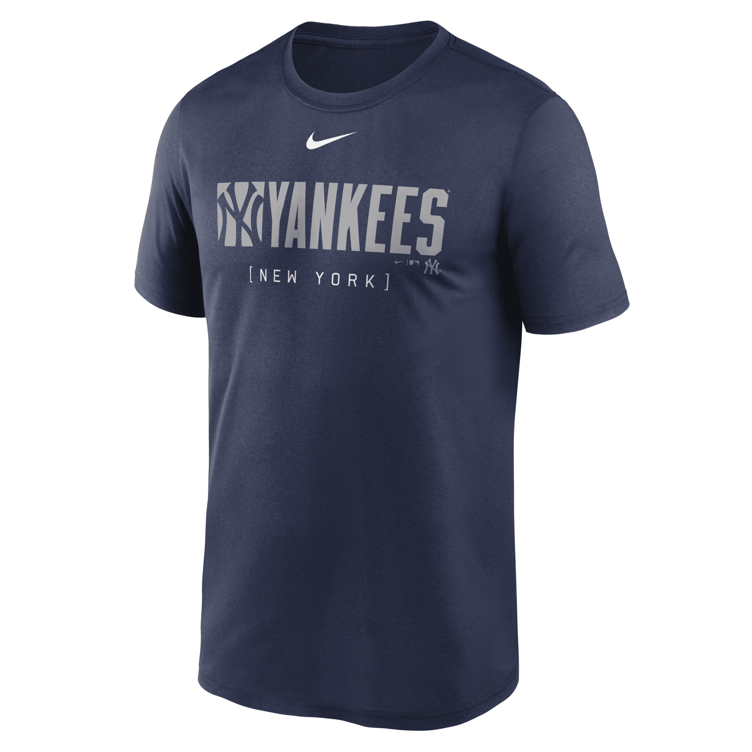 Shop Nike New York Yankees Knockout Legend  Men's Dri-fit Mlb T-shirt In Blue