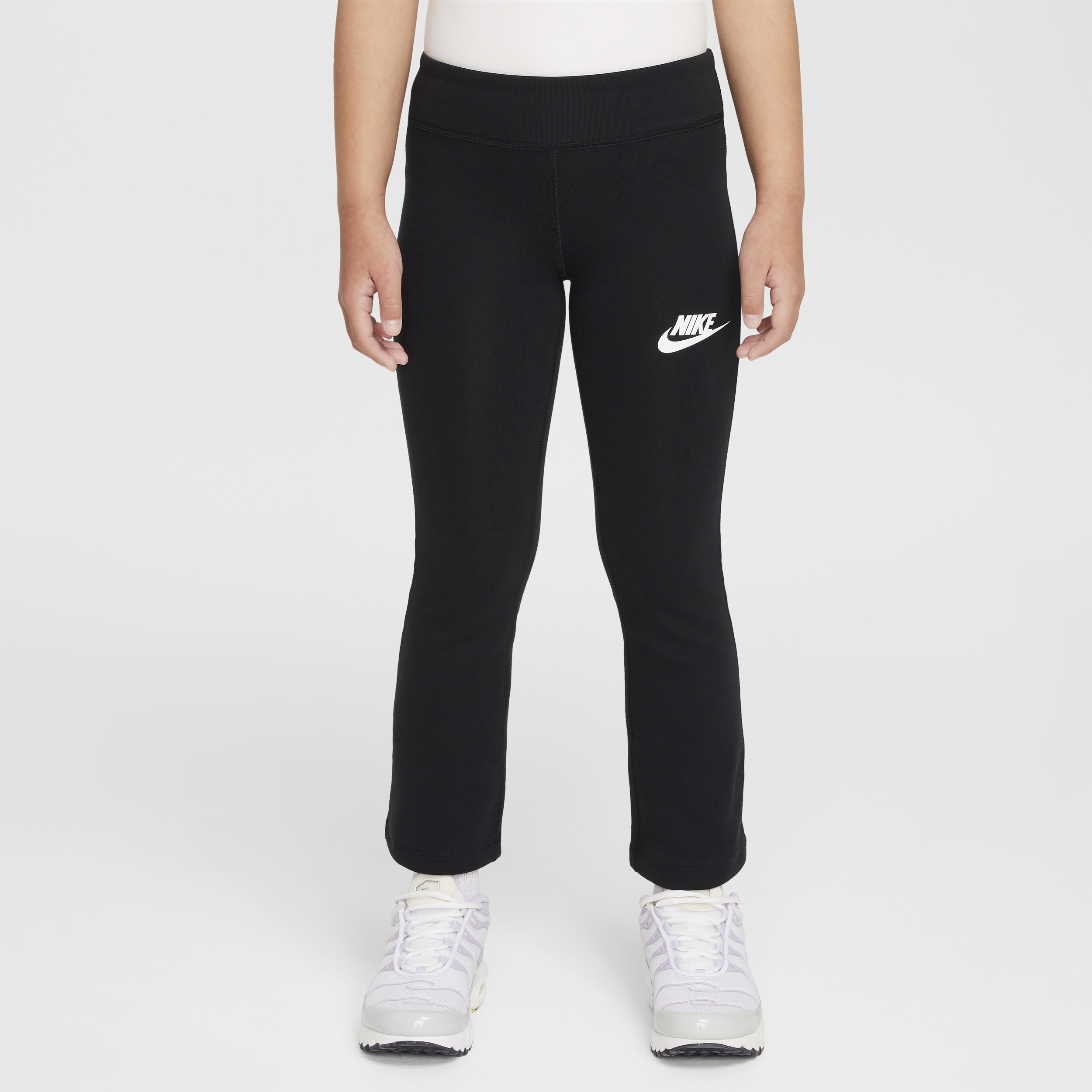 Nike Little Kids' Dri-fit Flared Leggings In Black