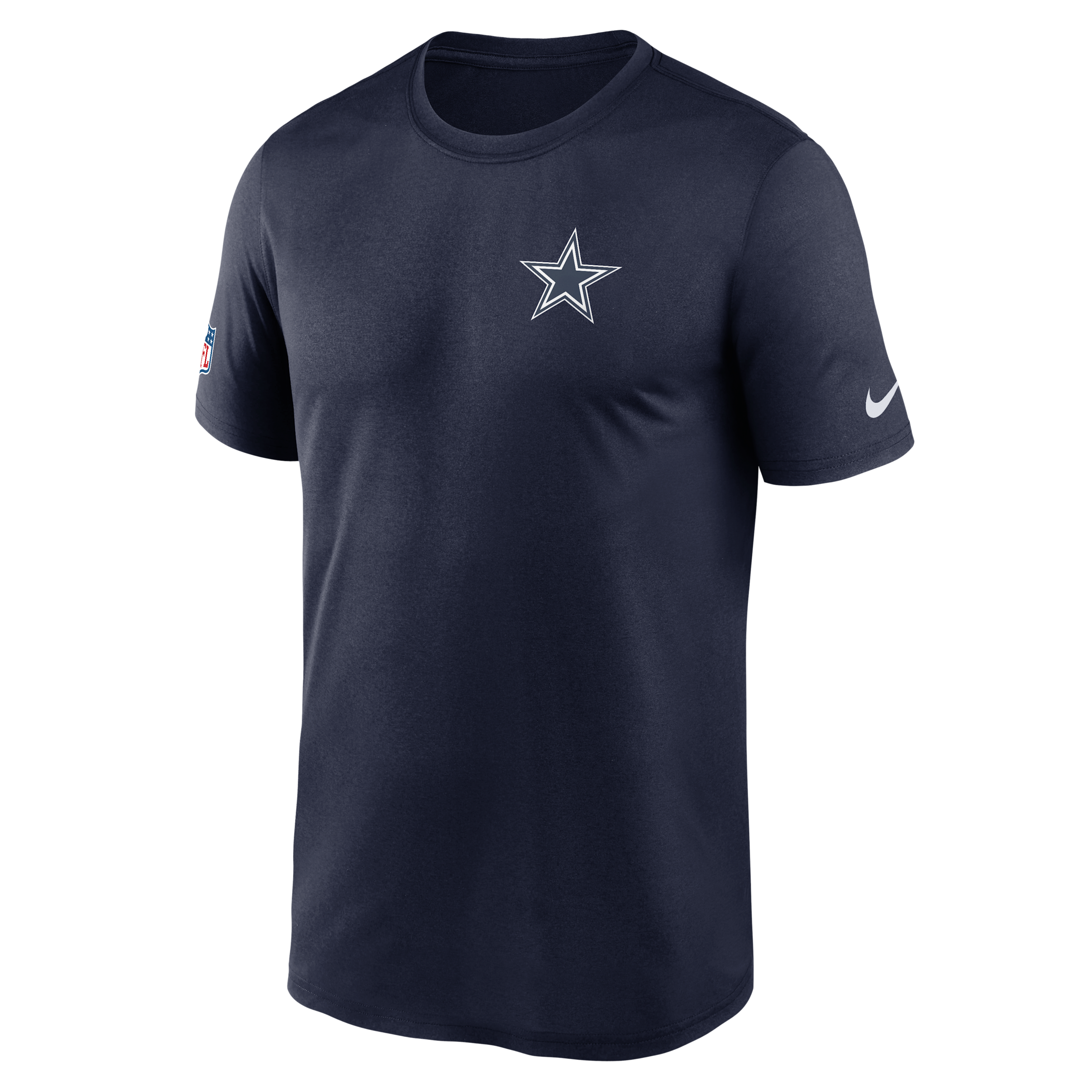 Dallas Cowboys Legend Logo Nike Men's Dri-FIT NFL T-Shirt in Blue | 02TI41S7RD-FEJ